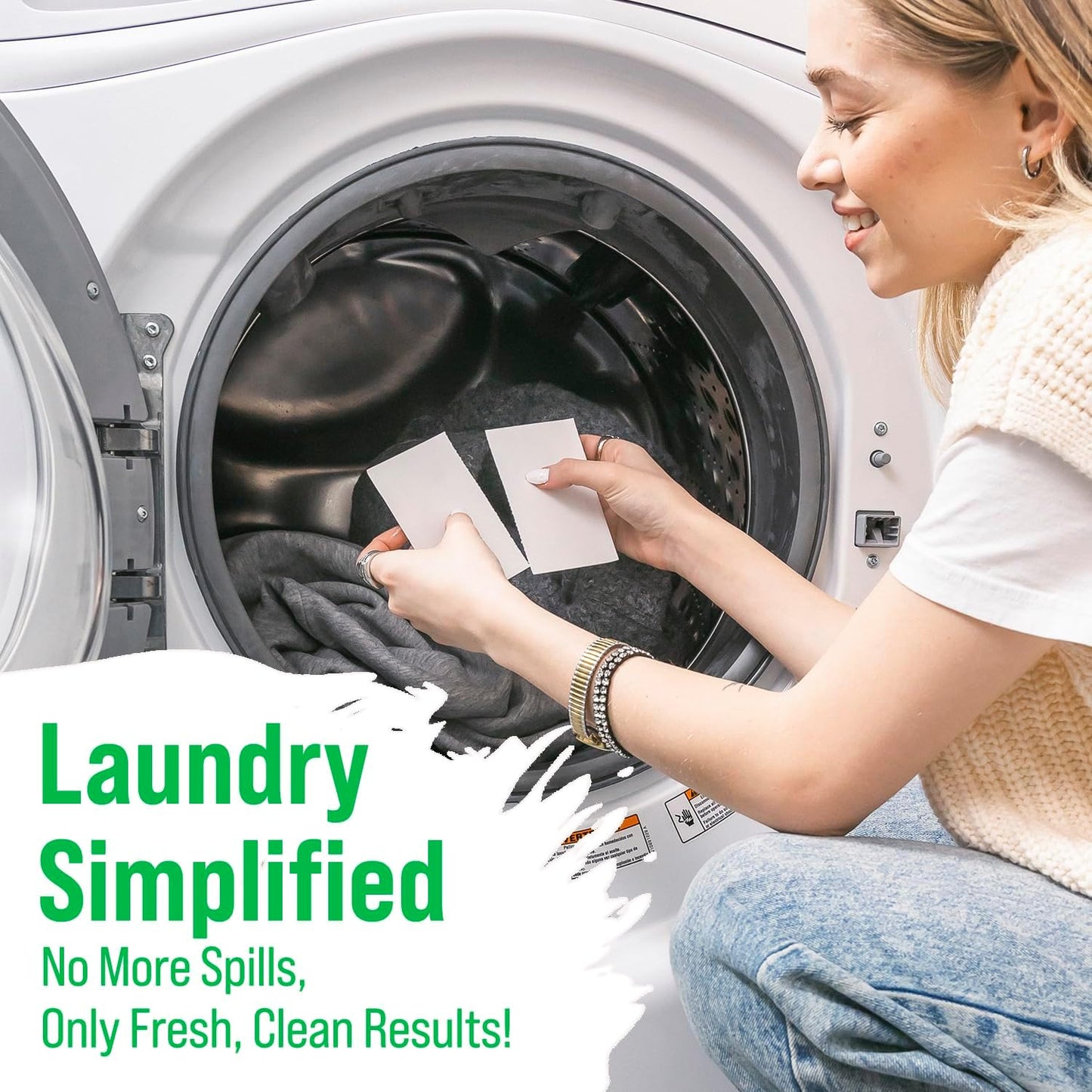 Rockin' Green Active Wear Travel Laundry Detergent Sheets - Mess-Free Laundry Sheet Detergent with Sodium Bicarbonate - Easily Dissolvable Laundry Soap Sheets (104 Loads, Lavender Mint Revival)