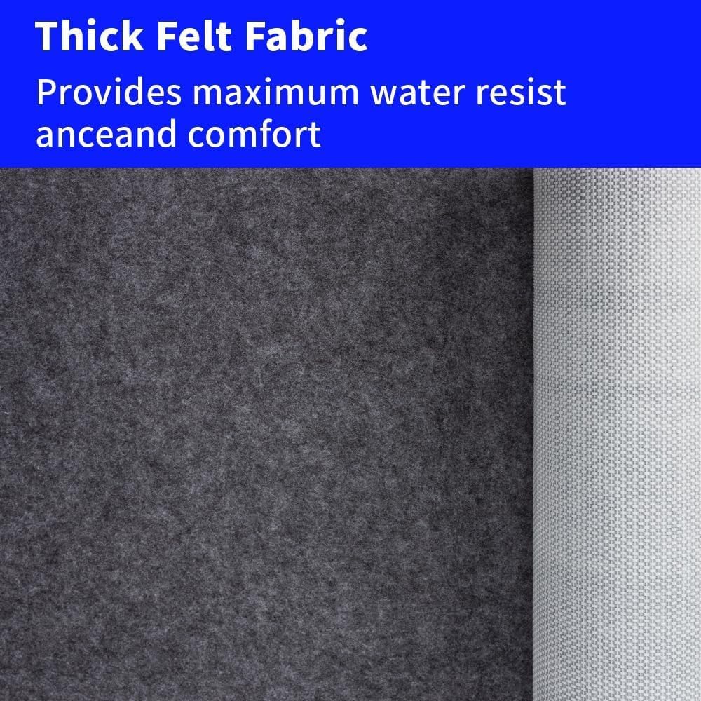 100% Waterproof Non-Slip Rug Pad 2x3 for Large Area Rugs Durable Felt Floor Protection pad for All Floors, Suitable for Cutting. Rug Pads Keep Rugs in Place and Provide Cushioning