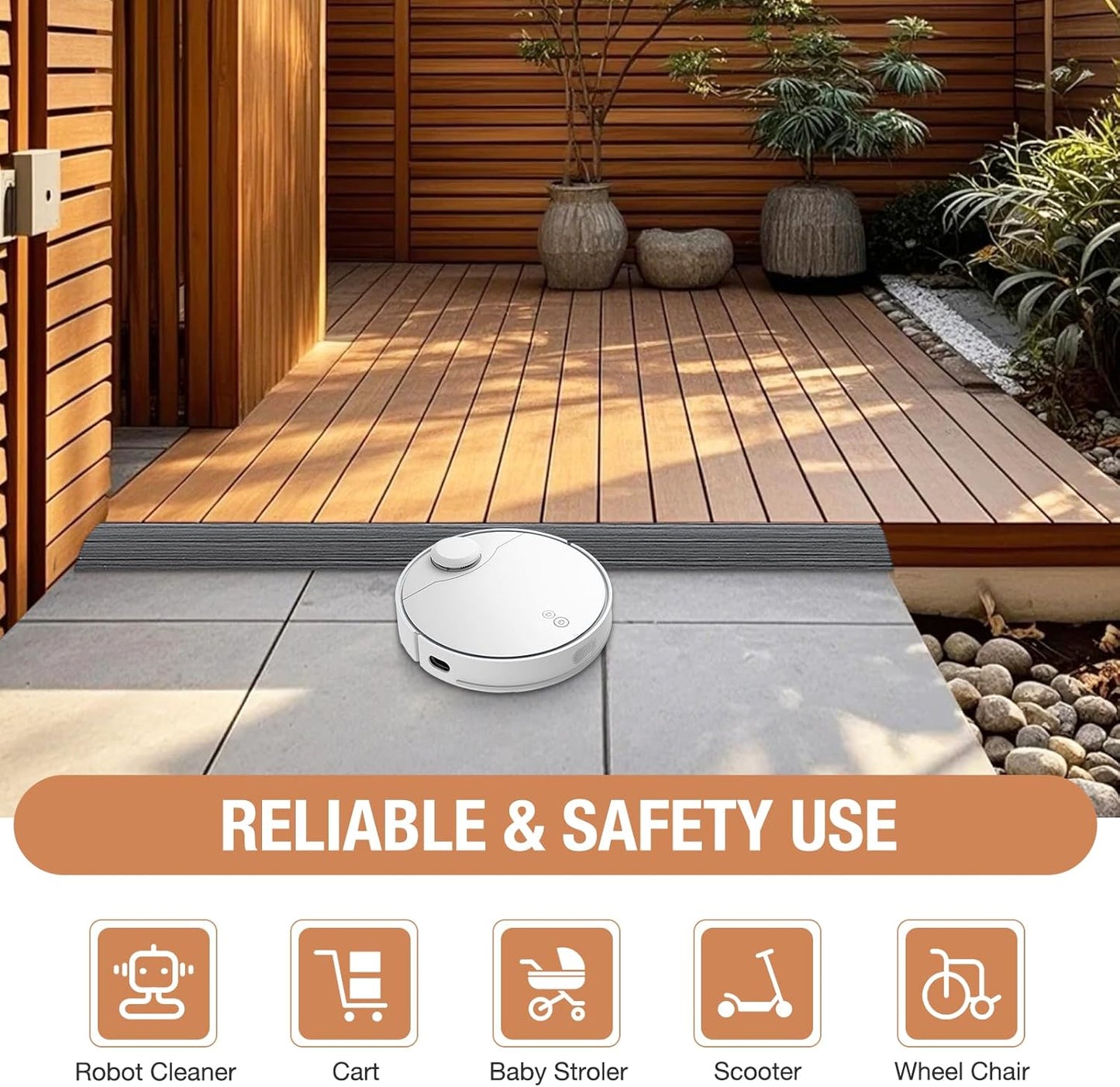 Floor Transition Strip Self Adhesive Vinyl Door Threshold for Doorways Carpet Edging Trim Overlap Edge Reducer for Laminate Floor, Carpet, Tile (Deep Gray Wood Grain, 2/5" to 3/5", 6.6Ft)