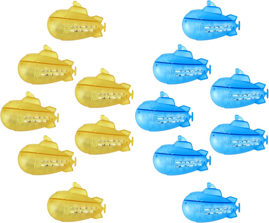 AMI PARTS Humidifier Tank Cleaner for Most Humidifier and Fish Tank, Softens Hard Water, Purifies Water, Prevents Hard Water Build-Up(Yellow & Blue Universal Humidifier Cleaner 14 pcs)