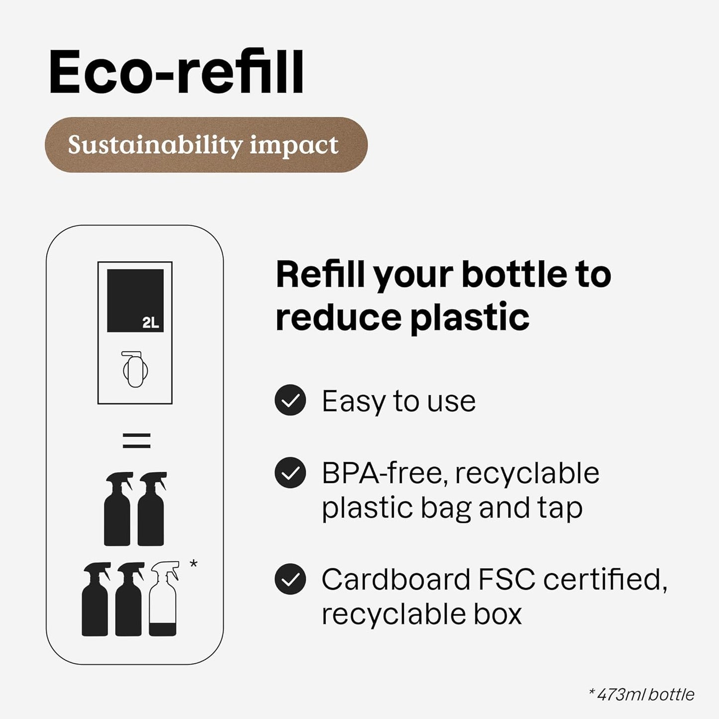 ATTITUDE Multi-Purpose Cleaner with Essential Oils, EWG Verified, Plant and Mineral-Based Ingredients, Vegan Household Products, Bulk Refill, Geranium and Lemongrass, 67.6 Fl Oz (Pack of 4)