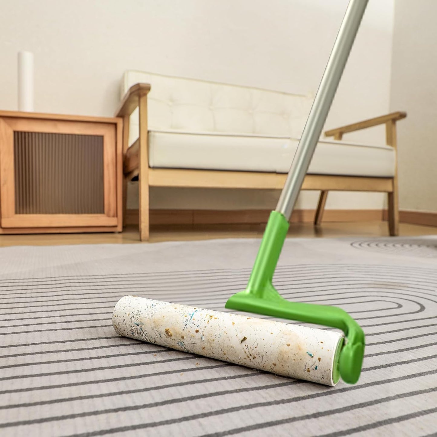 10 inch Mega Lint Roller Refills Compatible with Evercare Layers Smart Design Large Floor Lint Rollers Extreme Stick 10'' Wide Sticky Roller Refills 60 Sheets per Roll 5 Pack Total 300 Sheets