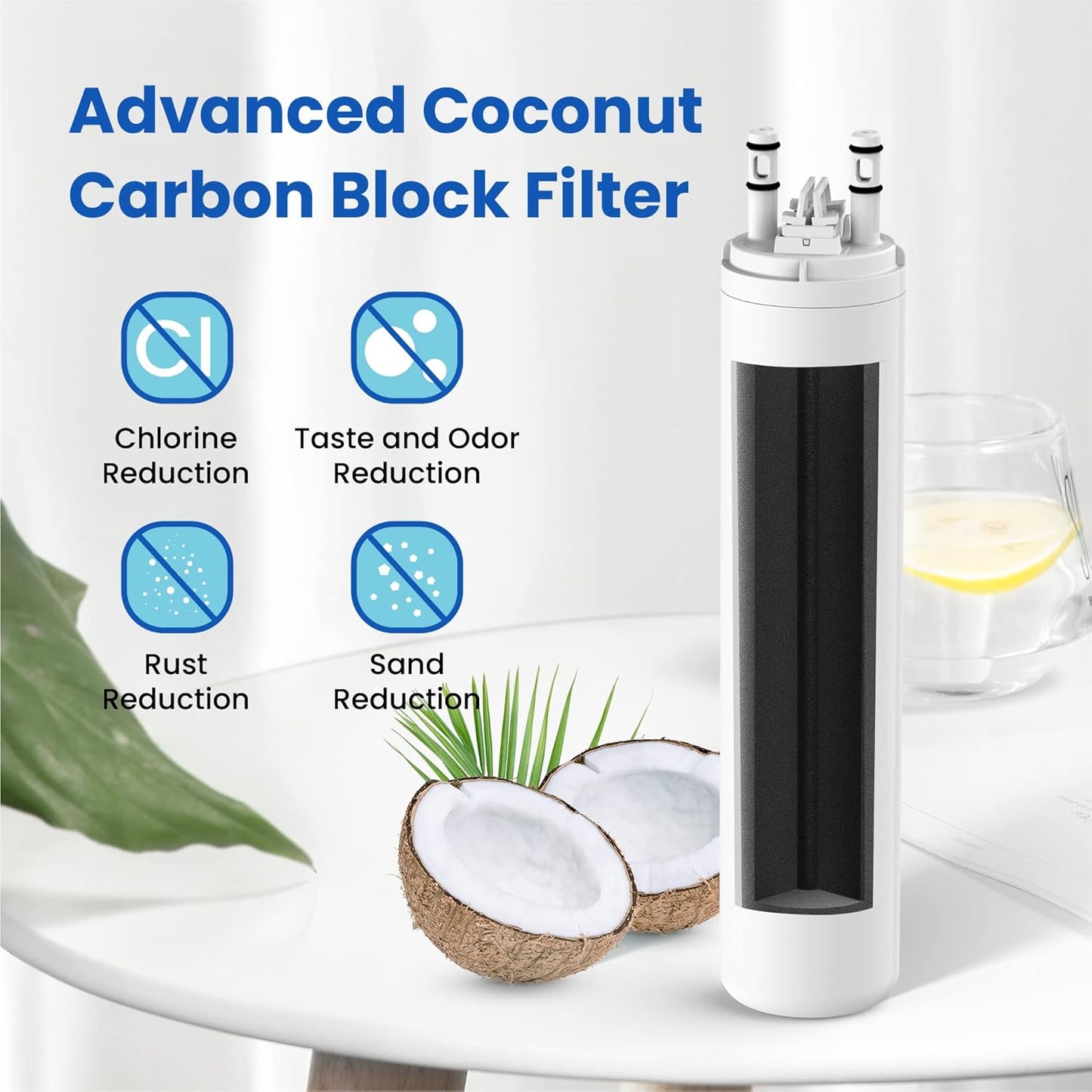 HP005 Replacement for Frigidaire ULTRAWF, Pure Source Ultra, Kenmore 9999, 469999, 46-9999, A0094E28261 Water and Ice, Height 11 inches, 3 Count