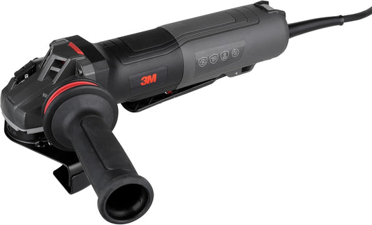3M Electric Angle Grinder, 11129, VS, 4.5-5 in Paddle Switch, 13-Amp, 120V, for Cutting, Grinding, Polishing and Rust Removal,1 EA
