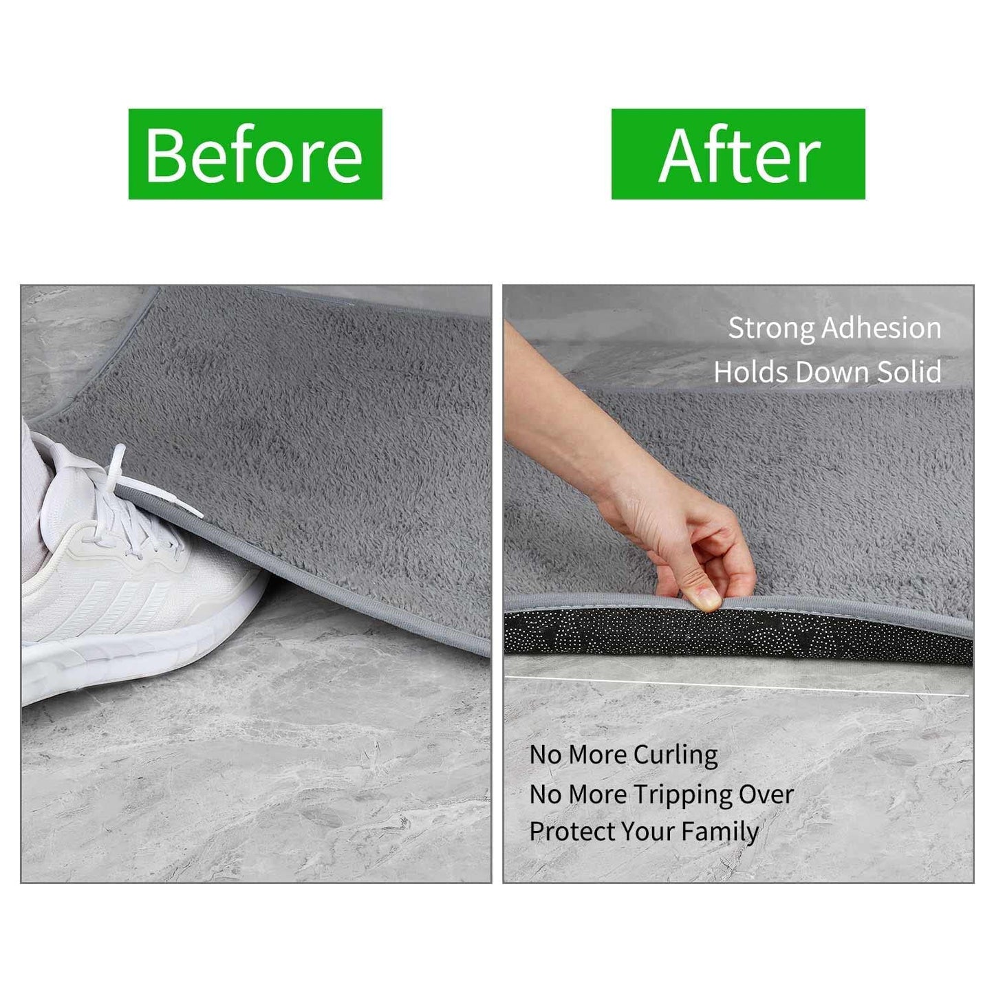 4Pack Double Sided Tape Heavy Duty, 2in x 66FT (264FT Total), Super Sticky Resistente Clear Tape, Universal High Tack Strong Wall Adhesive with Fiberglass Mesh,Easy Use Mounting Tape