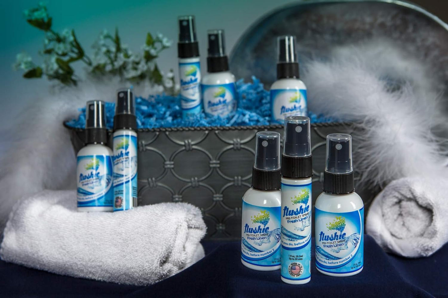 Flushie Pre-Toilet Sprays for Poop Travel Size Toiletries Bathroom Spray for Poop Spray for Toilet Deodorizer Traveling Essentials Poop deodorizer Poop Odor eliminator