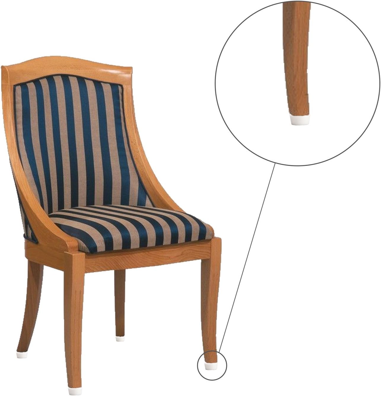 20pcs Round Furniture Pads,ULIFESTAR Furniture Feet Glides Sliders Carpet Saver Hardwood Floor Protectors Surface Protection for Chair Leg Caps Non Slip Furniture Grippers (White)