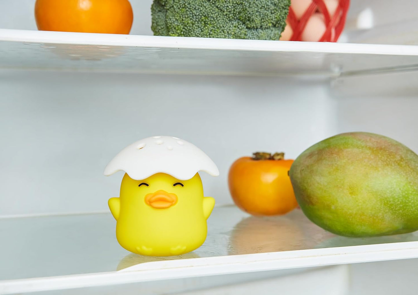 Duckling Refrigerator Deodorizer, Refrigerator Odor Absorber Refrigerator Odor Eliminator, Can Absorb Odor, Food Grade Refrigerator Odor Eliminator (pink)