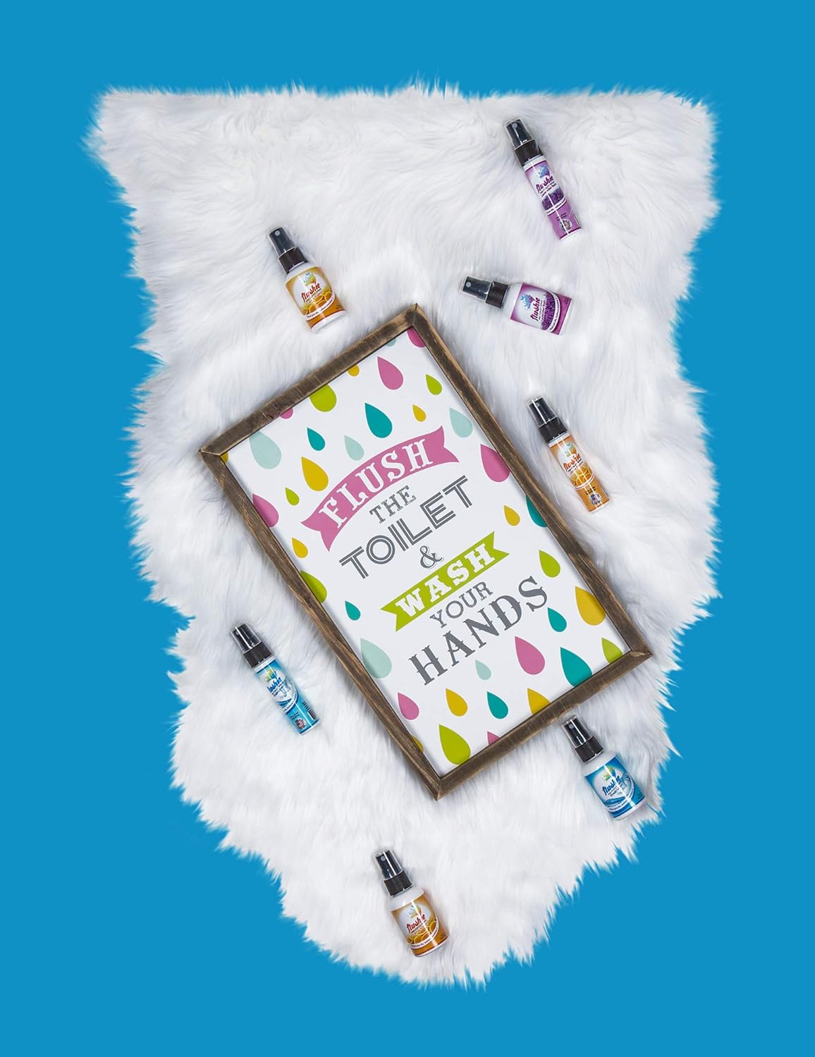 Flushie Pre-Toilet Spray for Toilet Odor Deodorizer... (Lavender, 2-pack)