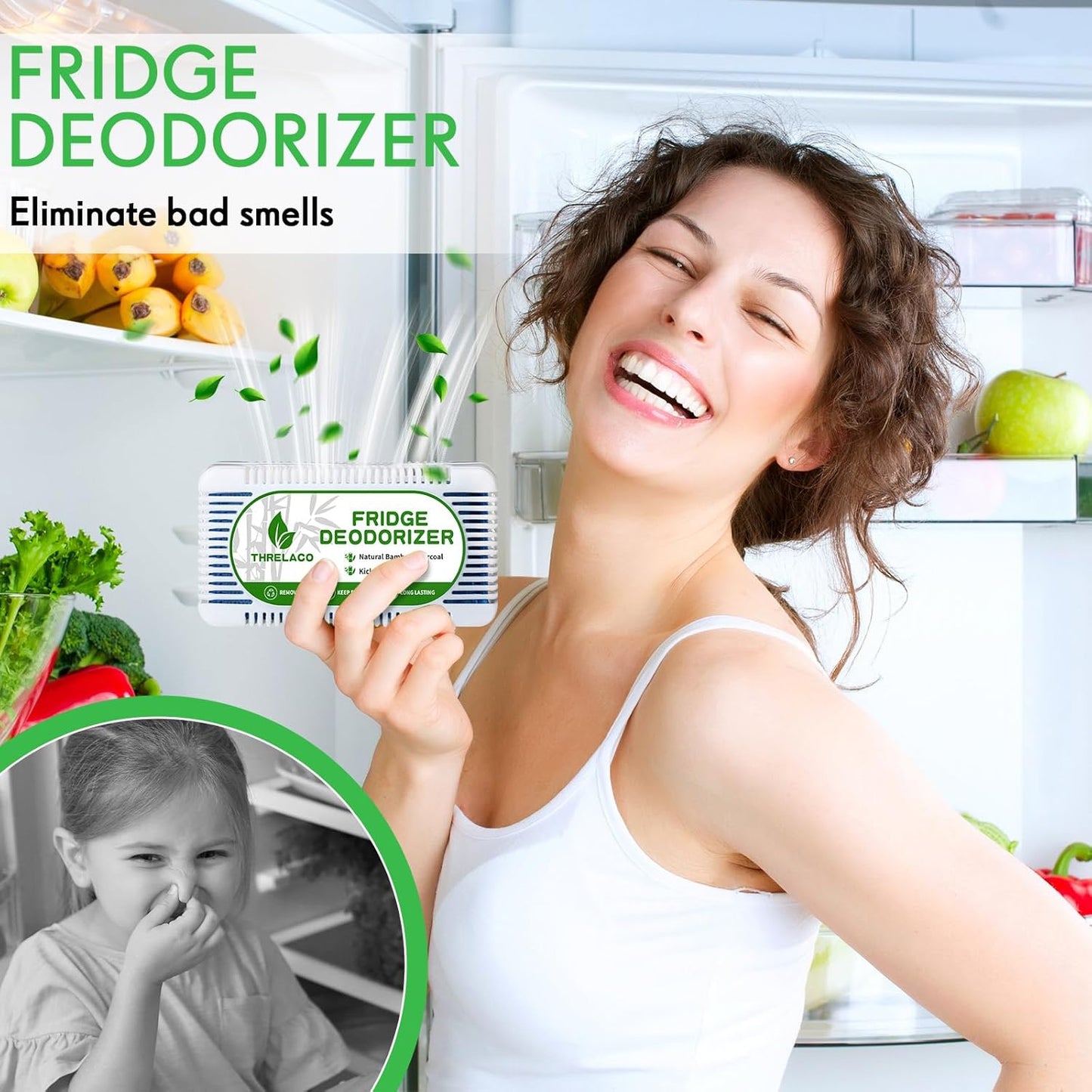 15 Pack Refrigerator Deodorizer Activated Charcoal Fridge Deodorizer Odor Eliminator for Refrigerators Wardrobe Closet Car Coolers and Basement