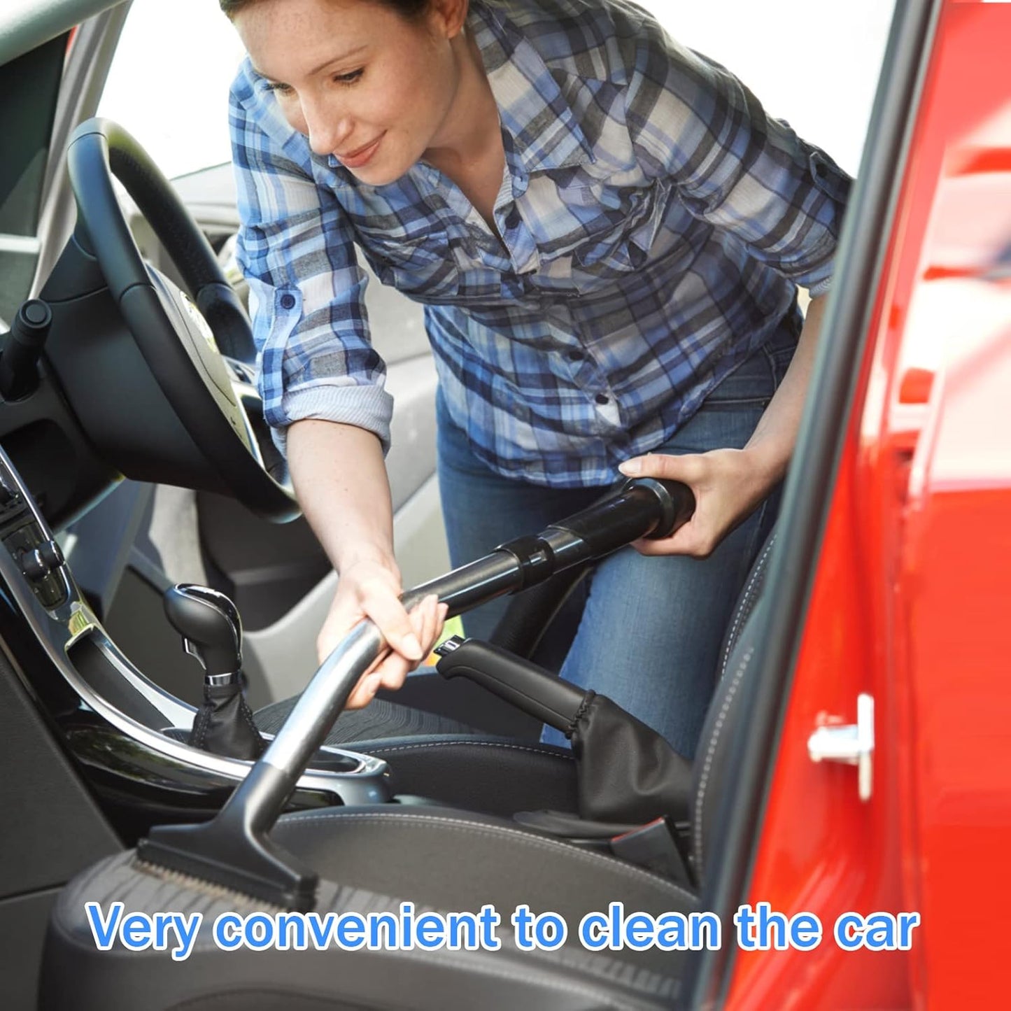 6 Pcs Vacuum Attachments Accessories VAC Attachments 1.25'' 25mm and 36mm Shop Round Dust Brush Vacuum Hose 5.9 Inch Floor Attachment Brush Replacement with 1-1/4 to 1-3/8 Inch Adapter(Simple Style)