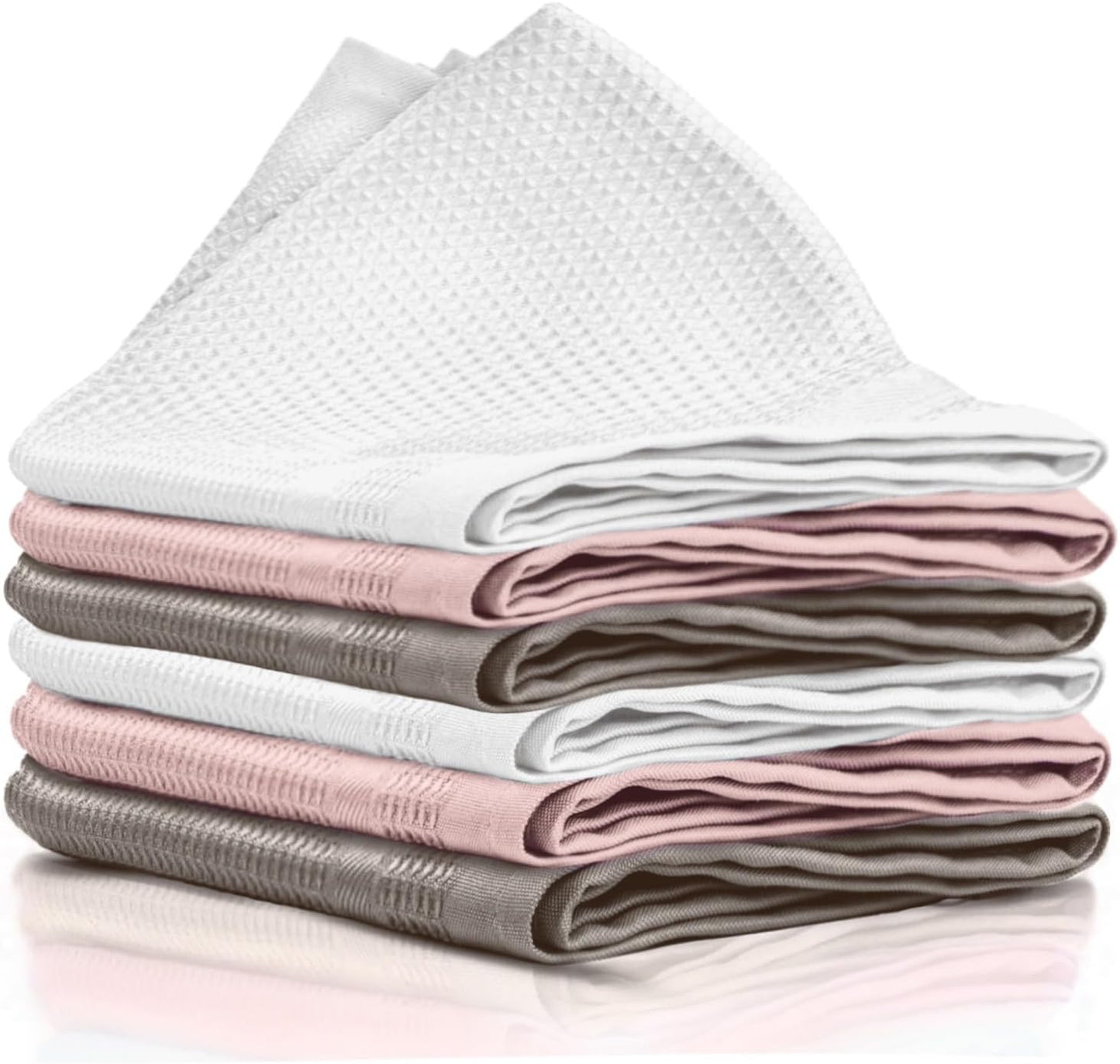 mysimaa XL Lint Free Microfiber Cloth, Glass & Window Cleaning Cloths - Set of 6