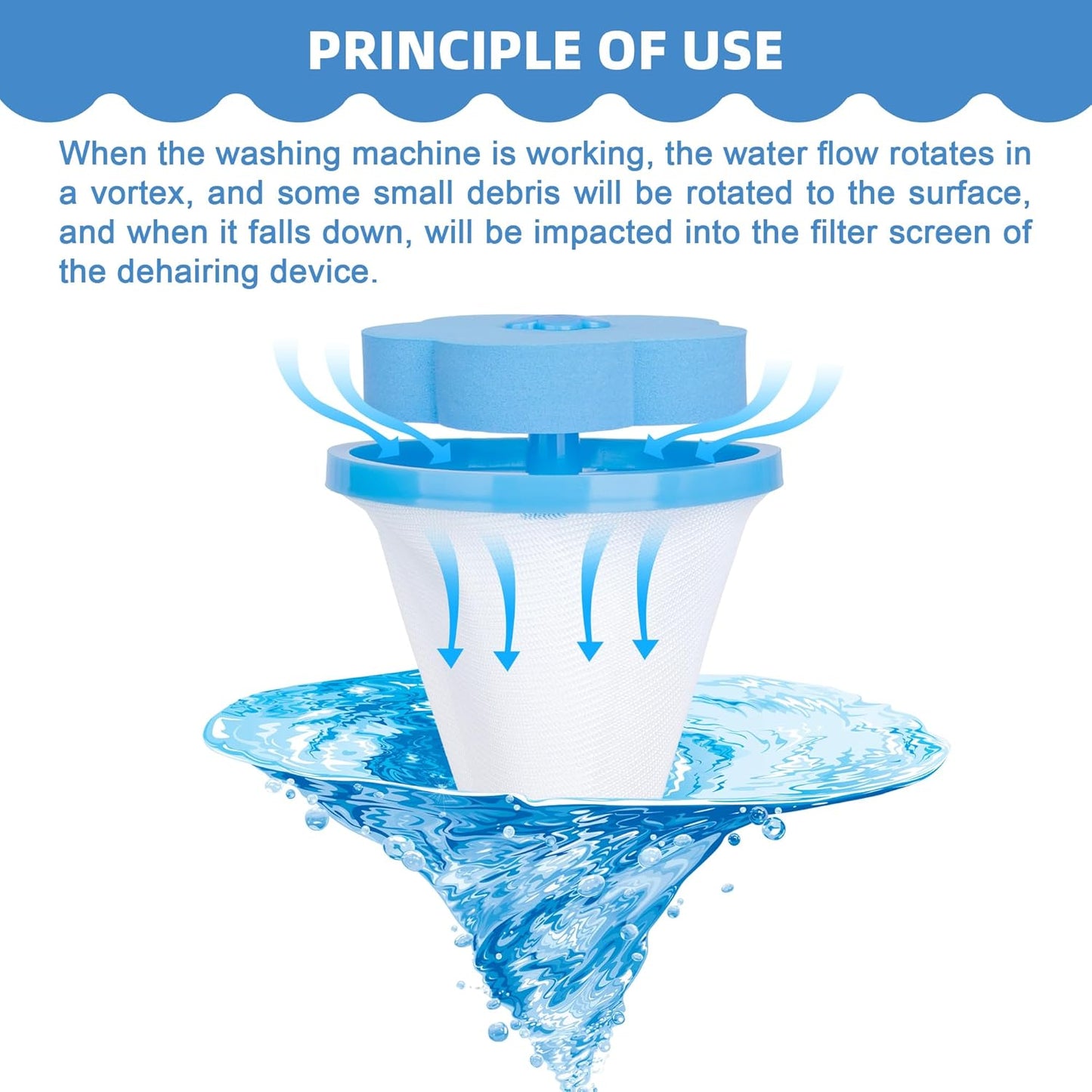 Pet Hair Remover for Laundry,Lint Catcher for Laundry,Washing Machine Floating Lint Mesh Bag,Reusable Household Hair Filter Washer Lint Trap Net Pouch 4 Pieces