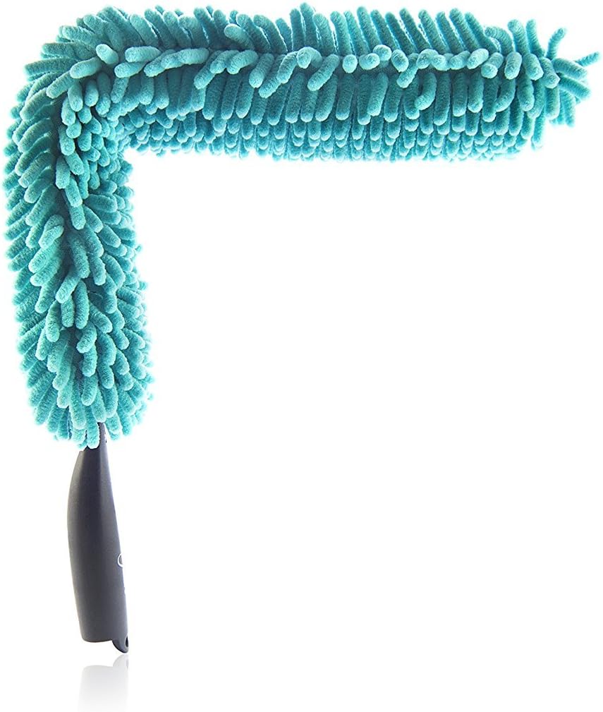 Fuller Brush Bendable Microfiber Extending Duster - Bending Micro Fiber Dust Cleaner w/Long Handle for Home Cleaning & Dusting - Flexible Head for Web Free TV, Ceiling & Furniture