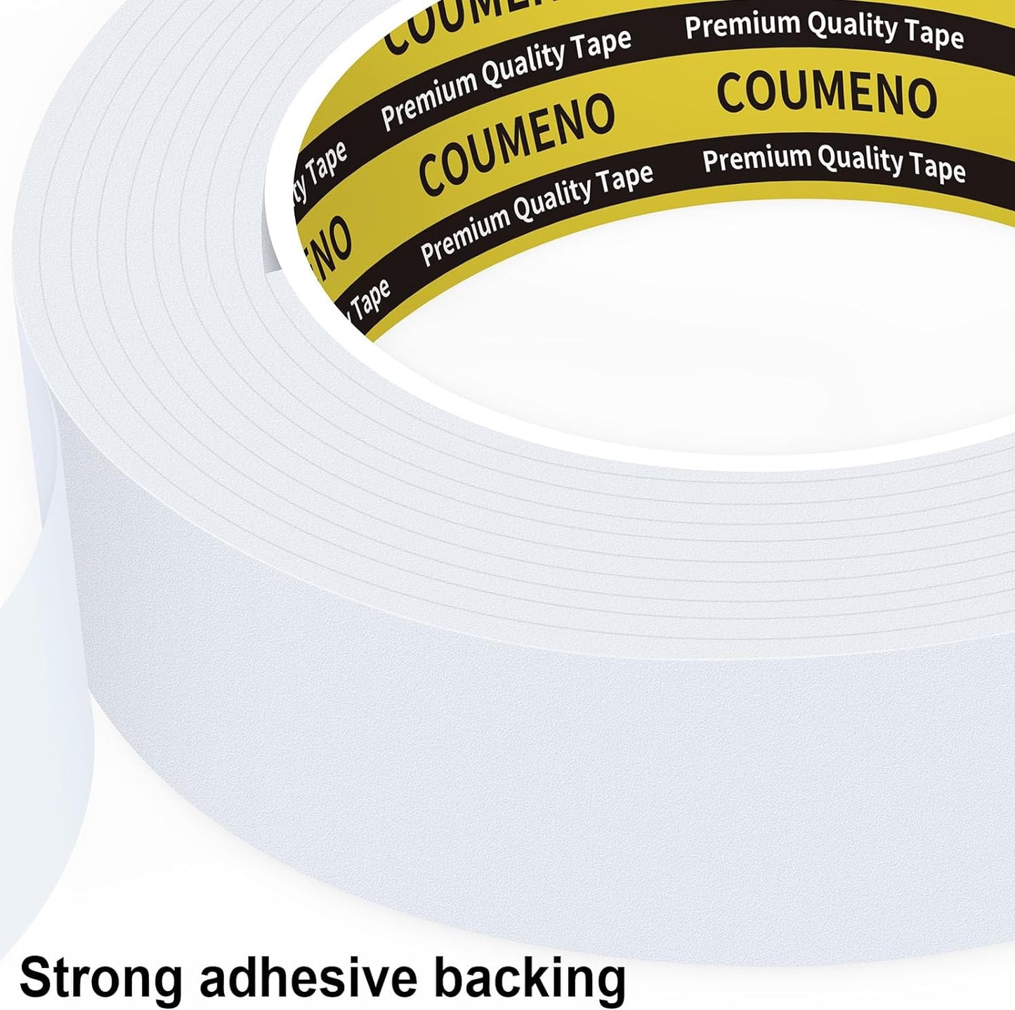 EVA Single Sided Adhesive White Foam Tape 1.2in x 16.4FT Sealing Strip Foam Pad Sponge Tape Window Weatherproof, Self-Adhesive Insulation Sealing