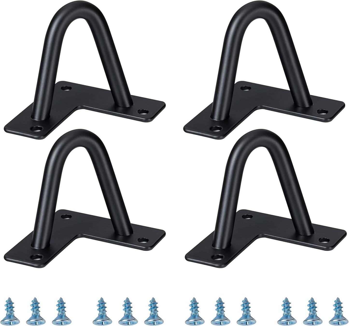 Hairpin Legs 2", DIY Furniture Legs are Great for Cabinets, Wardrobes, TV Cabinets, Drawers, Nightstands, Jewelry Boxes, Coffee Table Legs, and other Craft Projects. 2 inch Feet Black 4 Piece Set.