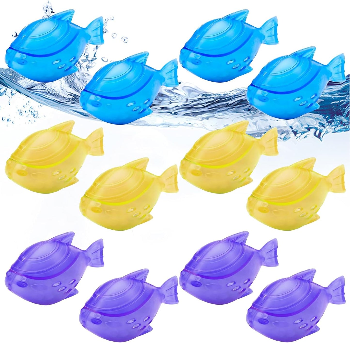 12PCS Universal Humidifier Tank Cleaner,Humidifier Cleaning Fish for Humidifiers & Fish Tanks, Purifies Water, Eliminates White Dust and Odor, Prevents Hard Water Build-Up