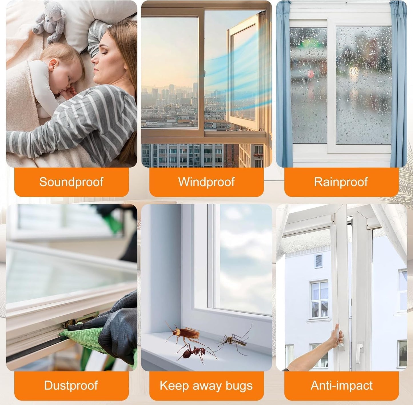 39.4FT Brush Weather Stripping, Neat Pile Self Adhesive Seal Strip for Windows and Door, Weatherstrip for Soundproofing, Windproof, Dustproof, Stronger Stickiness, 0.35'' Wide x 0.35'' Thick, White