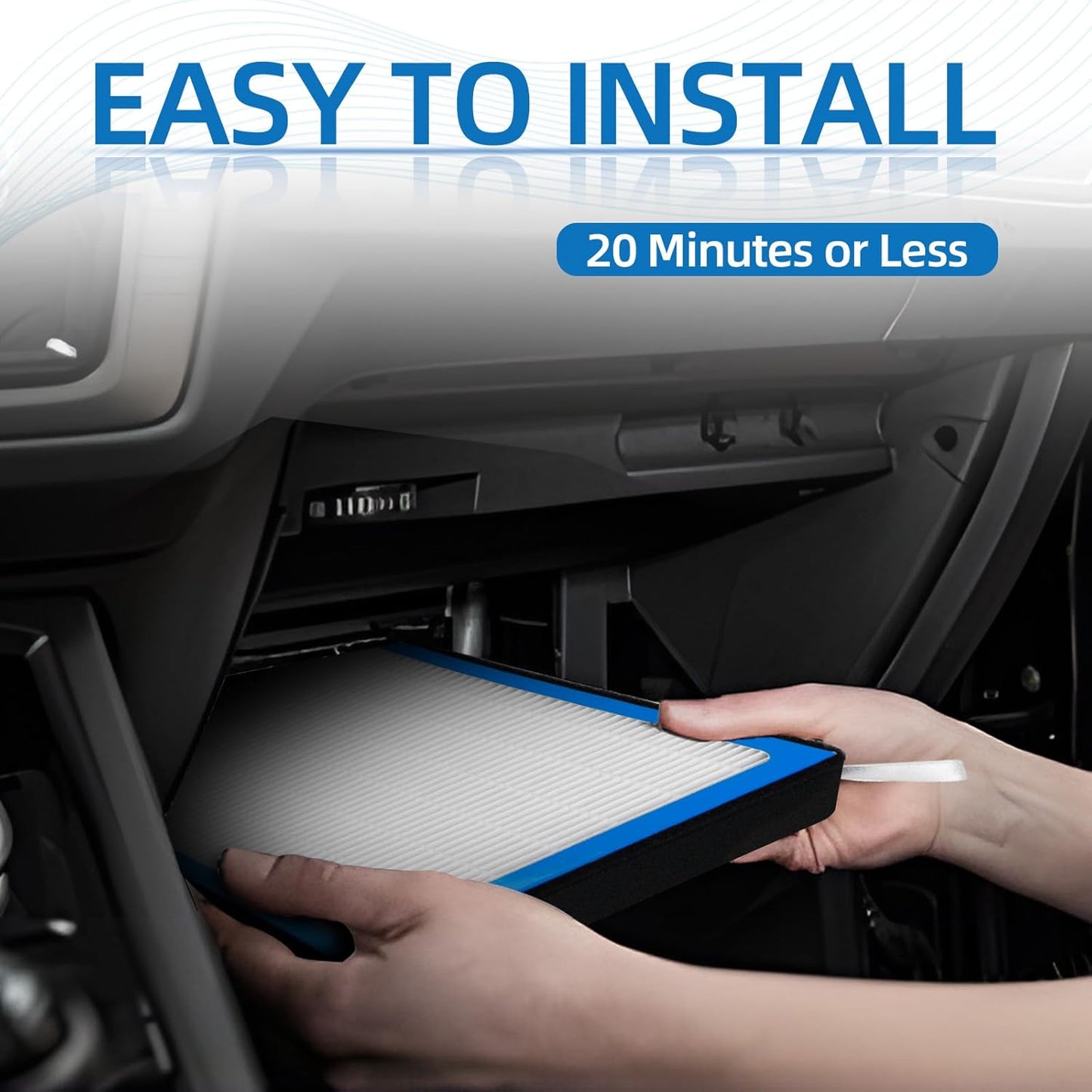 HEPA Cabin Air Filter With Activated Carbon Replacement CF10138 Compatible with Toyota Highlander 2001-2007，Lexus IS300 2001-2005 ，RX300 1999-2003.