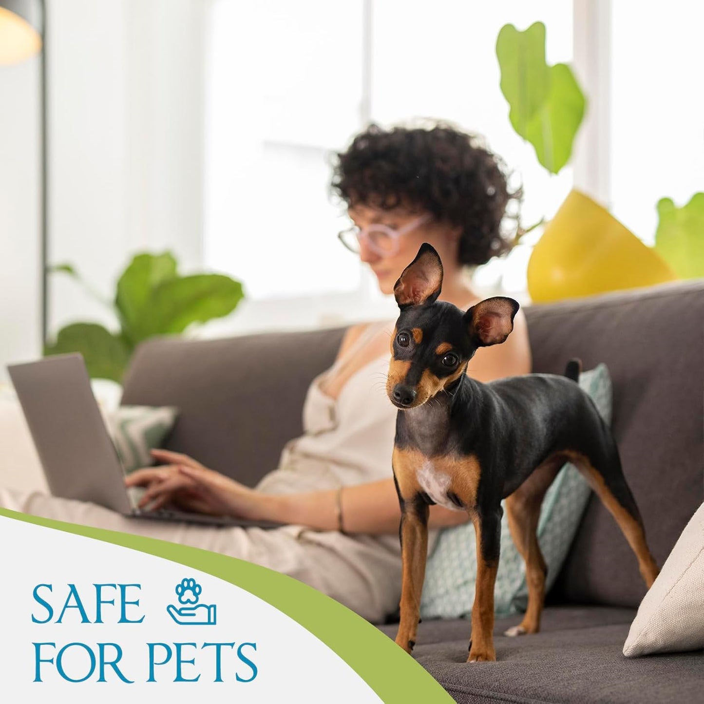 Odor Eliminator Gel Beads 4 Pack 32OZ, Air Freshener with Baking Soda, Long Lasting Odor Absorber for Home Bathroom Car and Pet Odor, Fresh&Lavender Scent