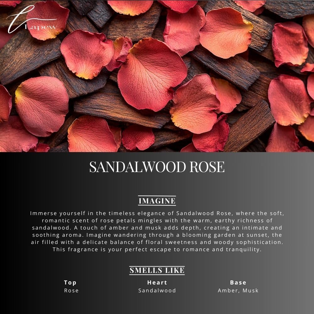 Sandalwood Rose Carpet Freshener Powder: Powerful Odor Eliminator for Home, Upholstery Deodorizer, Carpet Deodorizer, Pet Urine, Cat Litter Box - Sandalwood Rose Fragrance.