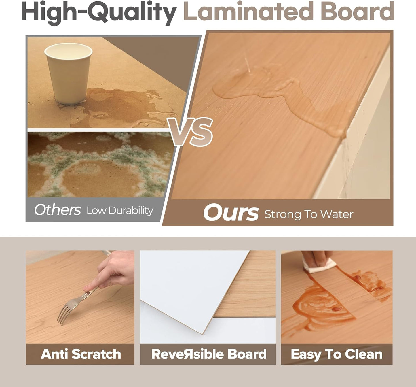 HOMEDANT House 5 Tier 24.4" W Laminated Metal Shelving Unit Adjustable Storage Utility Rack Heavy Duty Shelves Organization Multipurpose Shelf Kitchen Garage Pantry Closet 3 Pack