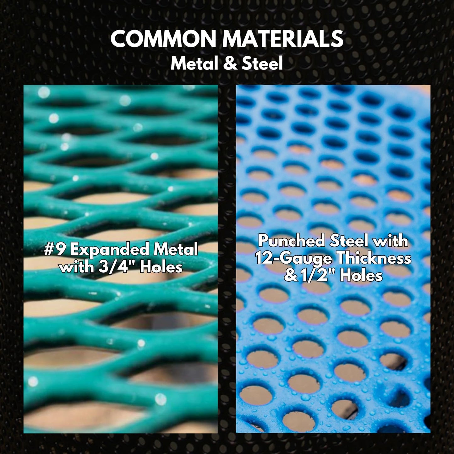 COATEDOUTDOORFURNITURE RFT-P-BRW Heavy Duty Round Trash Receptacle with Flat Top, Liner Included, 32 Gallon, Brown, Made in America