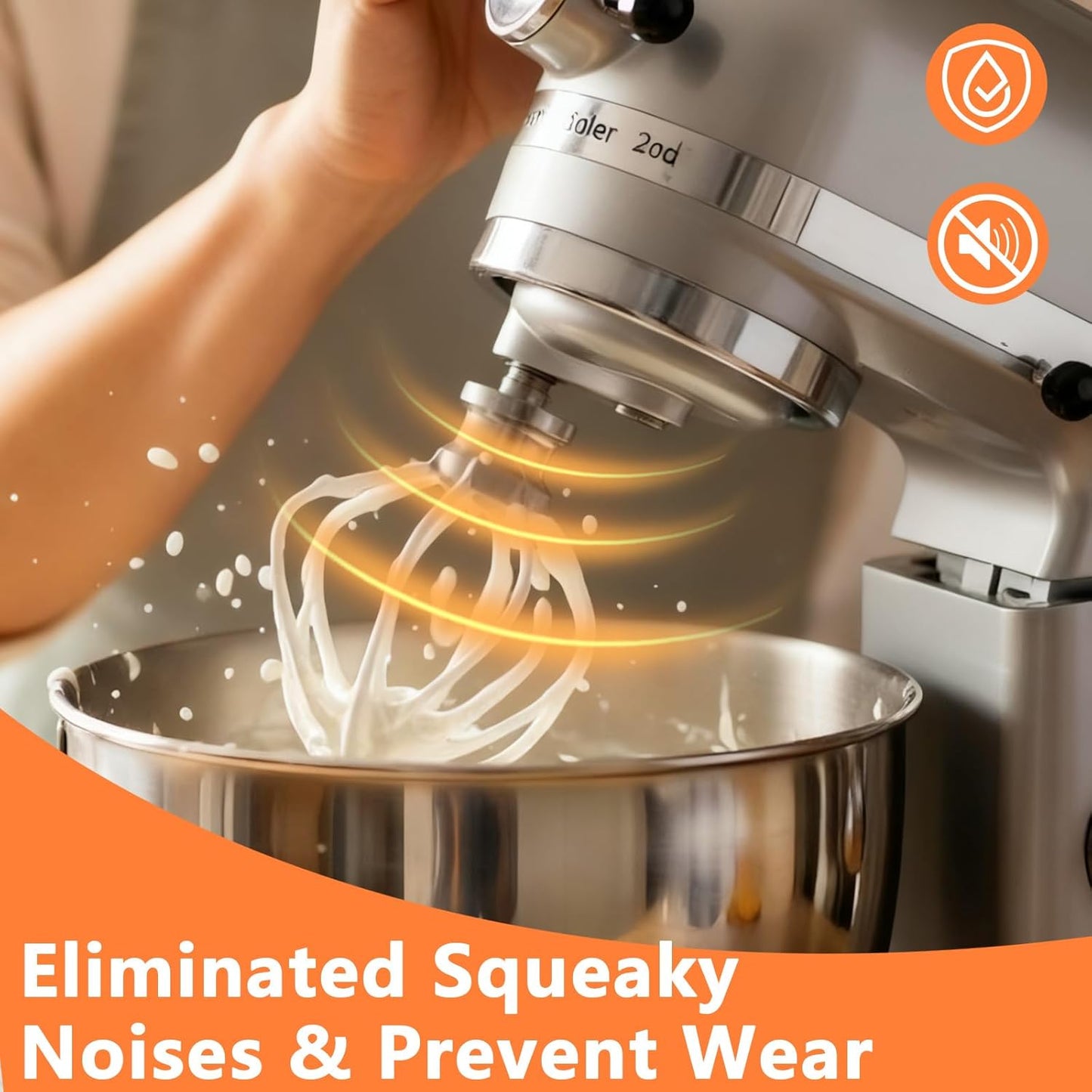 Food Grade Grease Lubricant for Kitchenaid Mixer NSF H1 Food Service Equipment Lube Coffee Machine Grease for Soft Serve Machines Yogurt Ice Cream Machine, Prevent Wear and Rust, 1 oz 2-Pack