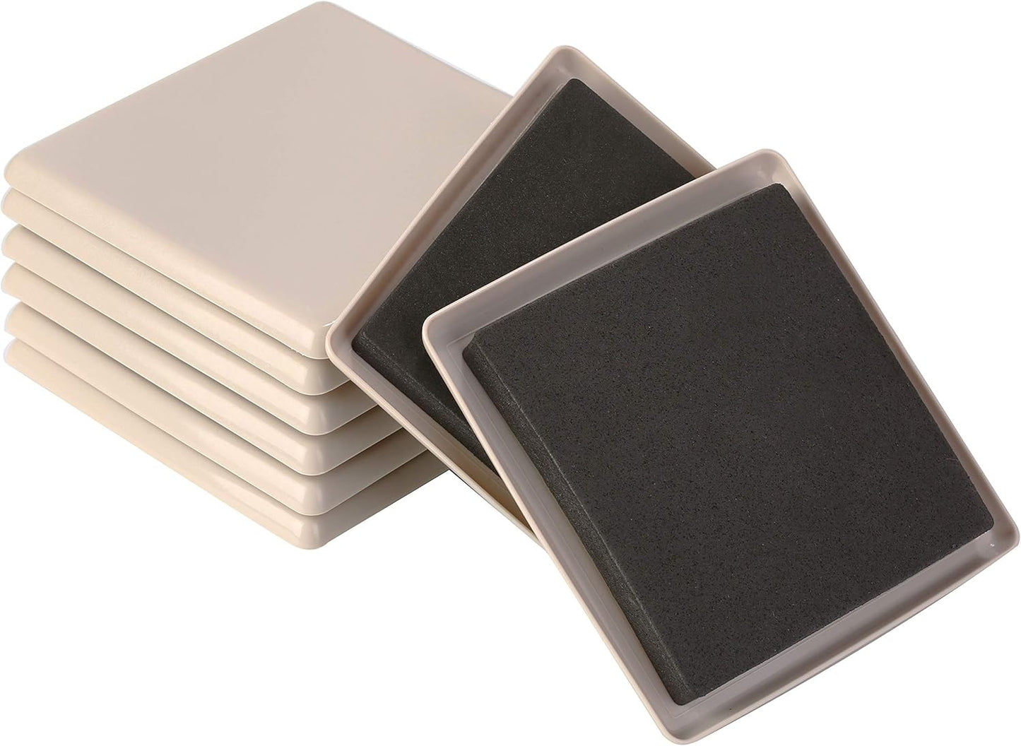 8pcs 5in.Reusable Carpet Slider-Furniture Slider-Furniture Moving Slider-Moving Pad-Sofa Glider-Furniture Glides