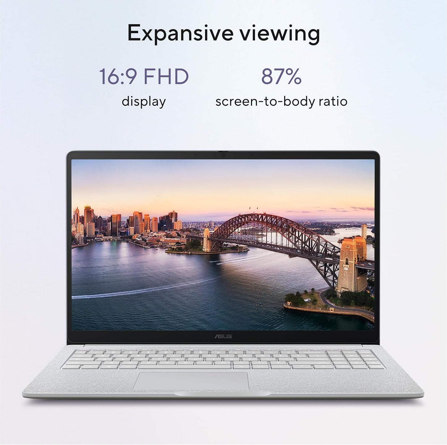 ASUS Chromebook CX15 Laptop, 15.6" FHD Anti-Glare Display, Intel Celeron N4500 Processor, 128GB Storage, 8GB RAM, ChromeOS, Pure Grey, CX1505CKA-AS88F-PG