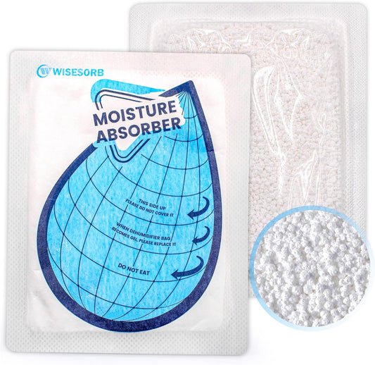50 Gram 30 Packs Moisture Absorbers for Closet, Dehumidifier for Bedroom Dehumidifier Bags for Bathrooms, Basements, Rvs, Humidity Bags Humidity Packets Moisture Bags for Cars
