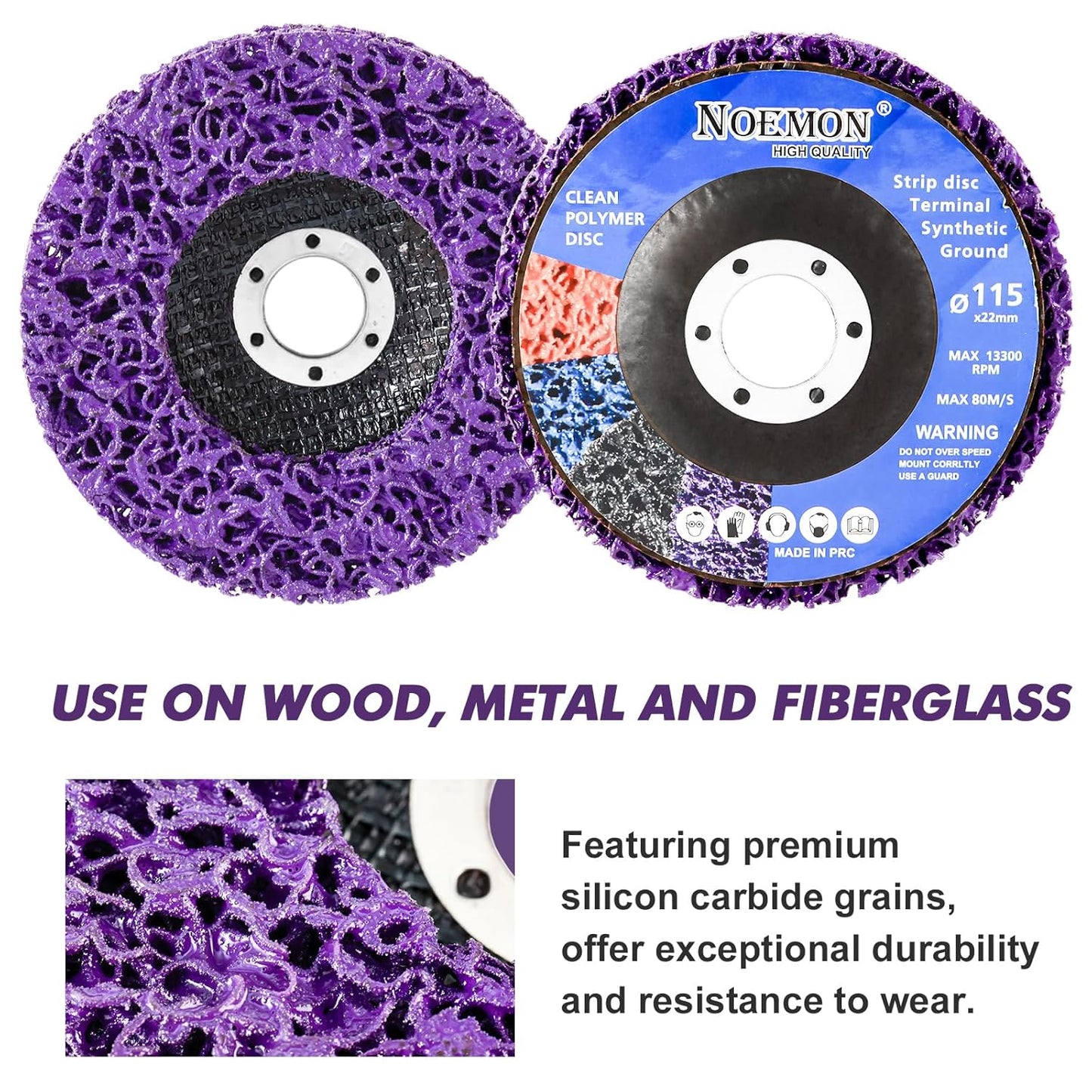 7 Pack Paint Eater Strip Disc Angle Grinder Rust Removal Disc Paint Stripper for Metal Paint Stripper Tool Rust Remover Angle Grinder Attachments Abrasive Wheels & Discs (4-1/2" x 7/8")