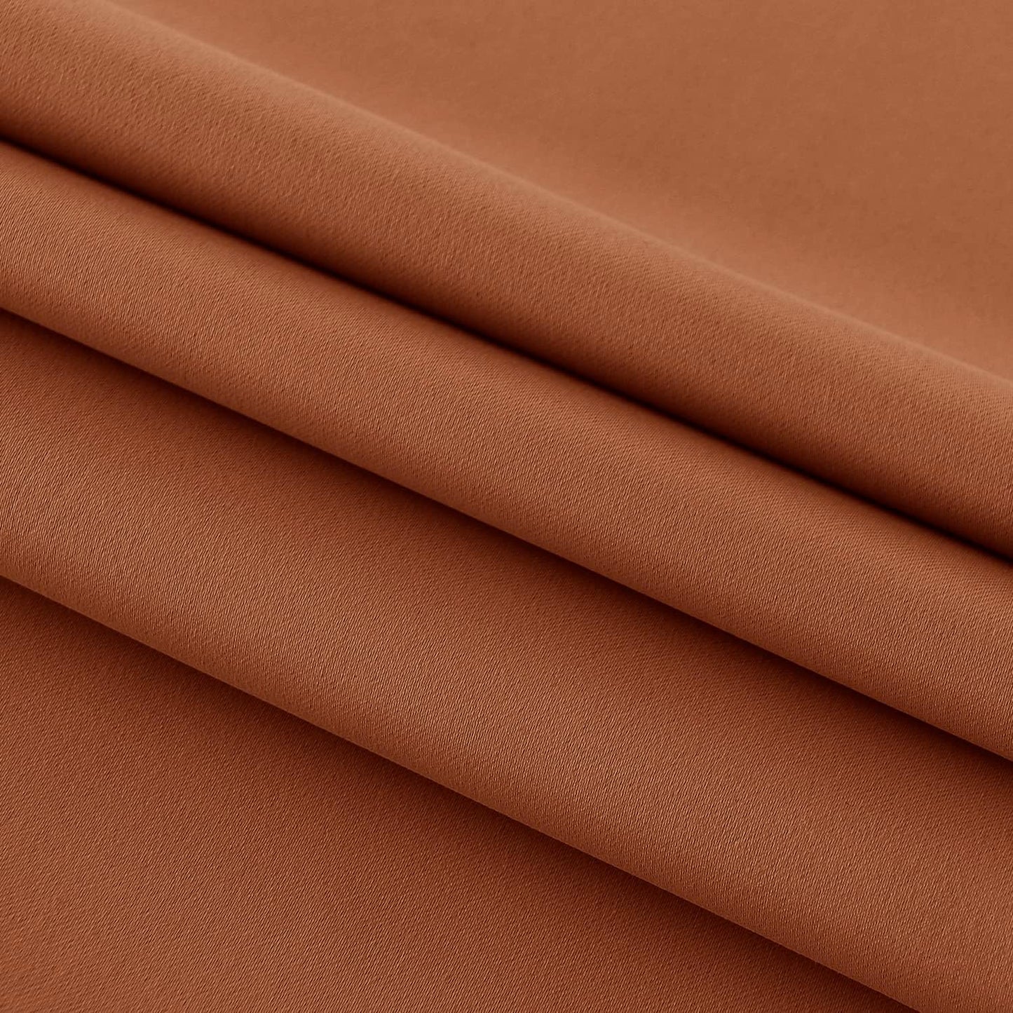 DWCN French Door Curtains – Rod Pocket Thermal Blackout Curtain for Doors with Glass Window, Kitchen and Patio Doors for Privacy, 25 X 72 Inches Long, 1 Curtain Panel with Tieback,Burnt Ochre