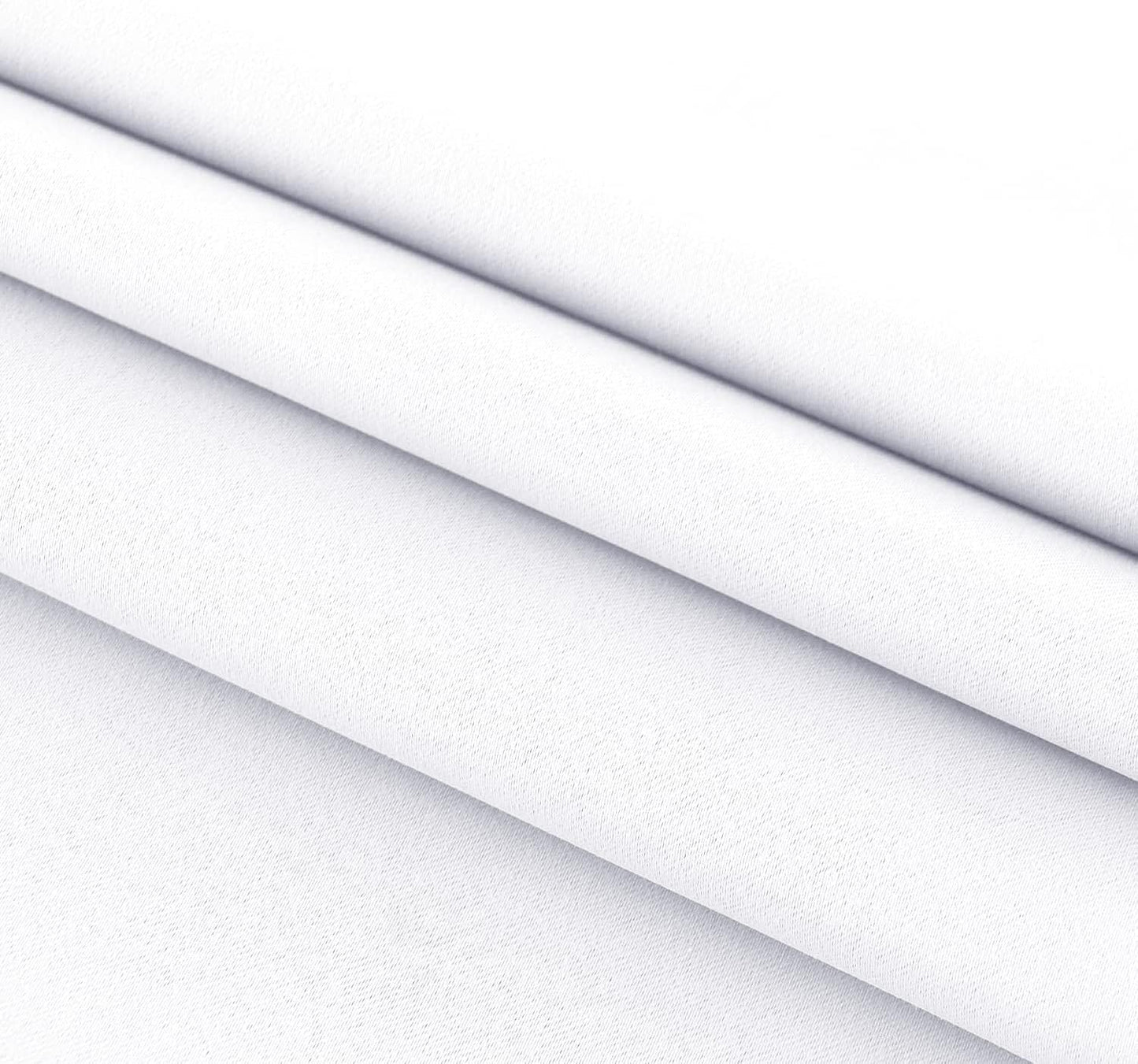 DWCN French Door Curtains – Rod Pocket Thermal Curtain for Doors with Glass Window, Kitchen and Patio Doors for Privacy, 25 X 80 Inches Long, 1 Curtain Panel with Tieback, Pure White