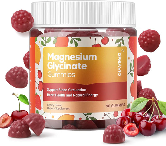 90 Count Magnesium Glycinate Gummies 400mg w/Ashwagandha Supplement - Sugar Free Zinc Magnesium Glycinate Supplement Ashwagandha Gummies for Adults