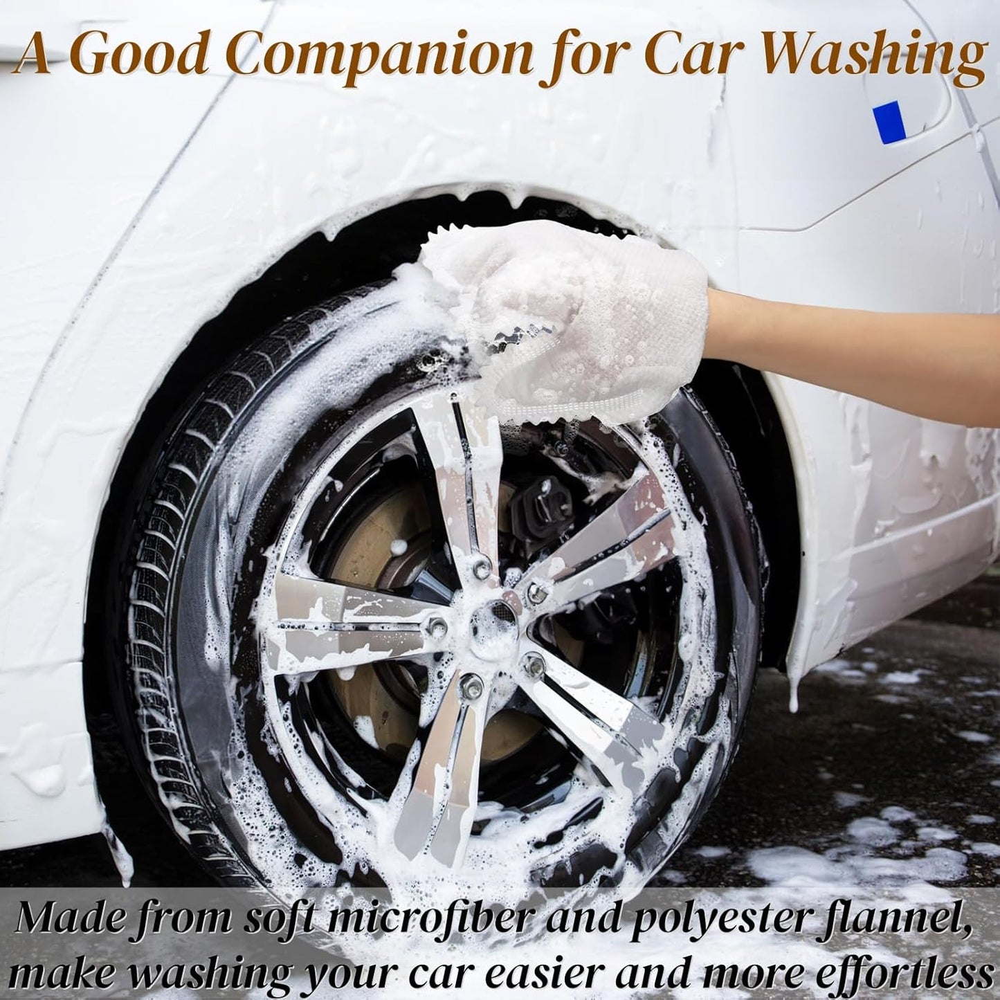 100 Pcs White Microfiber Dusting Gloves, Disposable Artisan Dust Cloth Remove Mitt, Dual-Sided Dust Wipes Feather Dusters for Indoor Plants Furniture, House Cleaning Pet Hair, Electronic Device