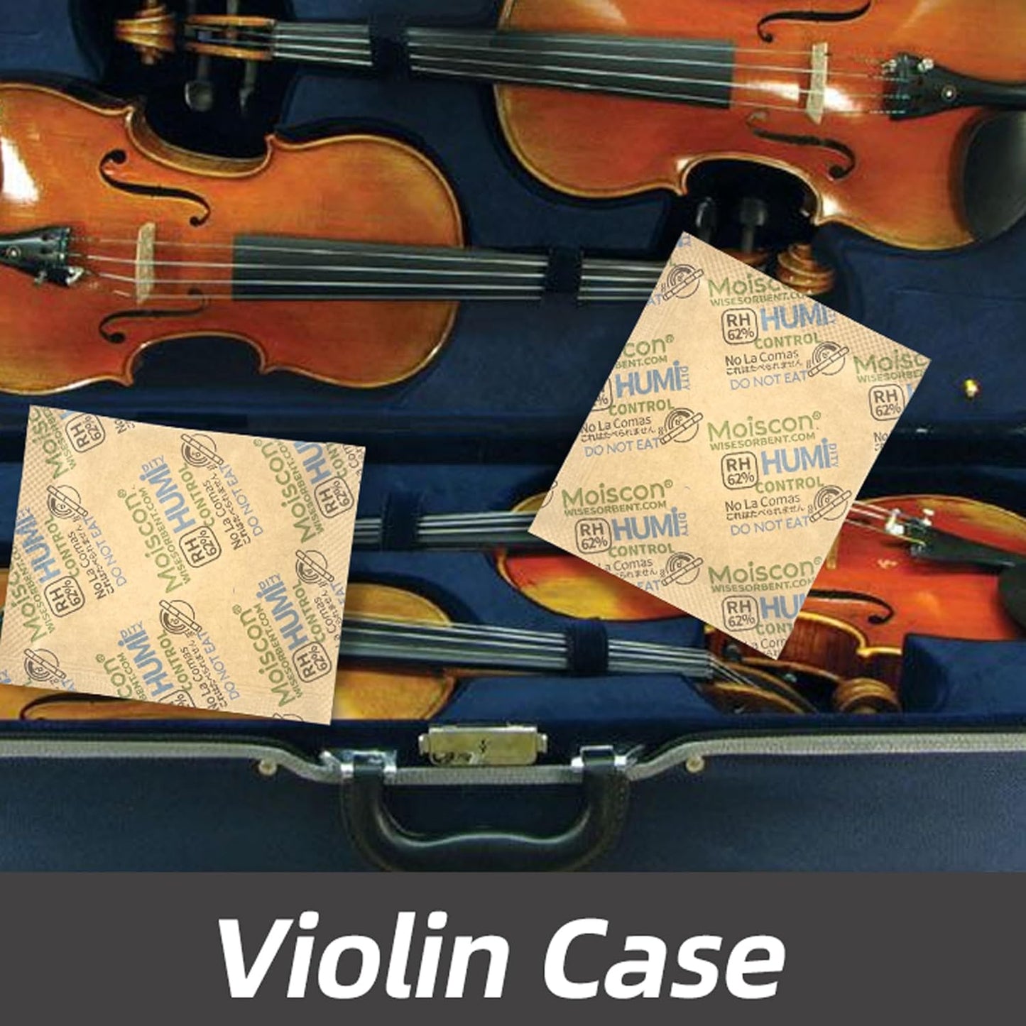 62% Size 8 Two-Way Humidity Control Packs, 75 Pack 8 Gram for Storing 1 oz, Moisture Control Packets Individually Wrapped