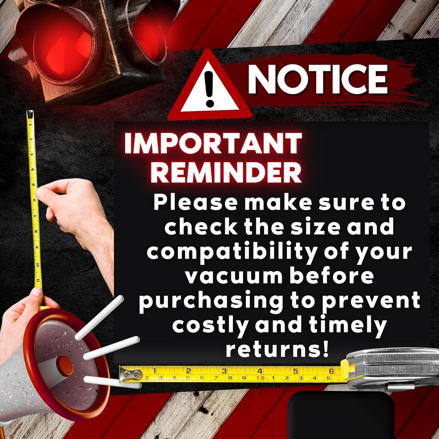 2 1/2 Accessories that fit Shop Vac Attachments 2.5 Wet Dry Vacuum Extension Wands, Floor Brush, Dust Brush, Crevice Tool, Utility Nozzle, and Hose Kit suitable for Shop Vac (Crevice Tool)