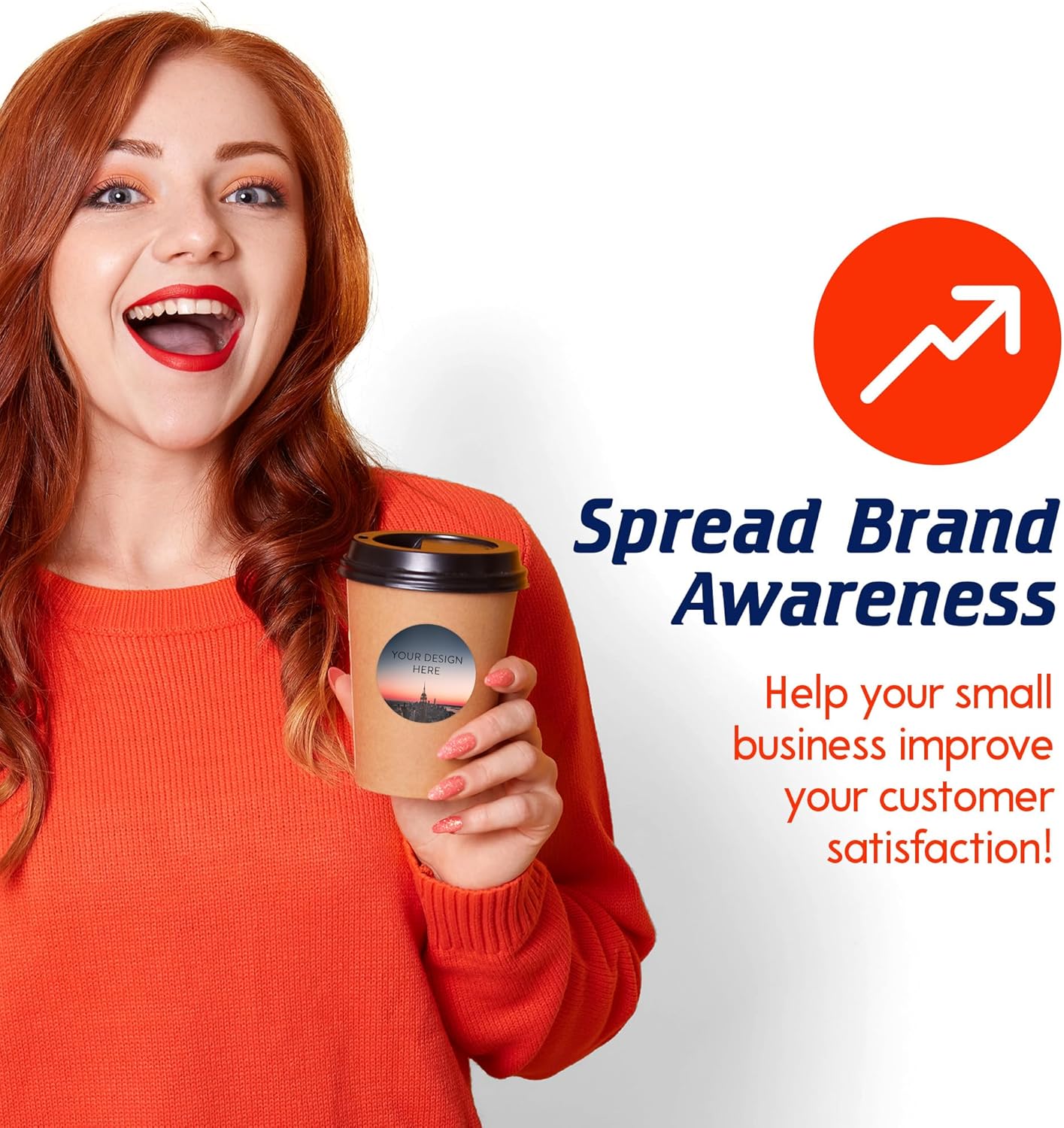 100 Custom Vinyl Stickers - Upload Your own Image, Text, Design, Logo - Personalized Logo Labels for Handmade, Packaging, Bottle, Jars, Candle, Brand Stickers (City, 2x2)