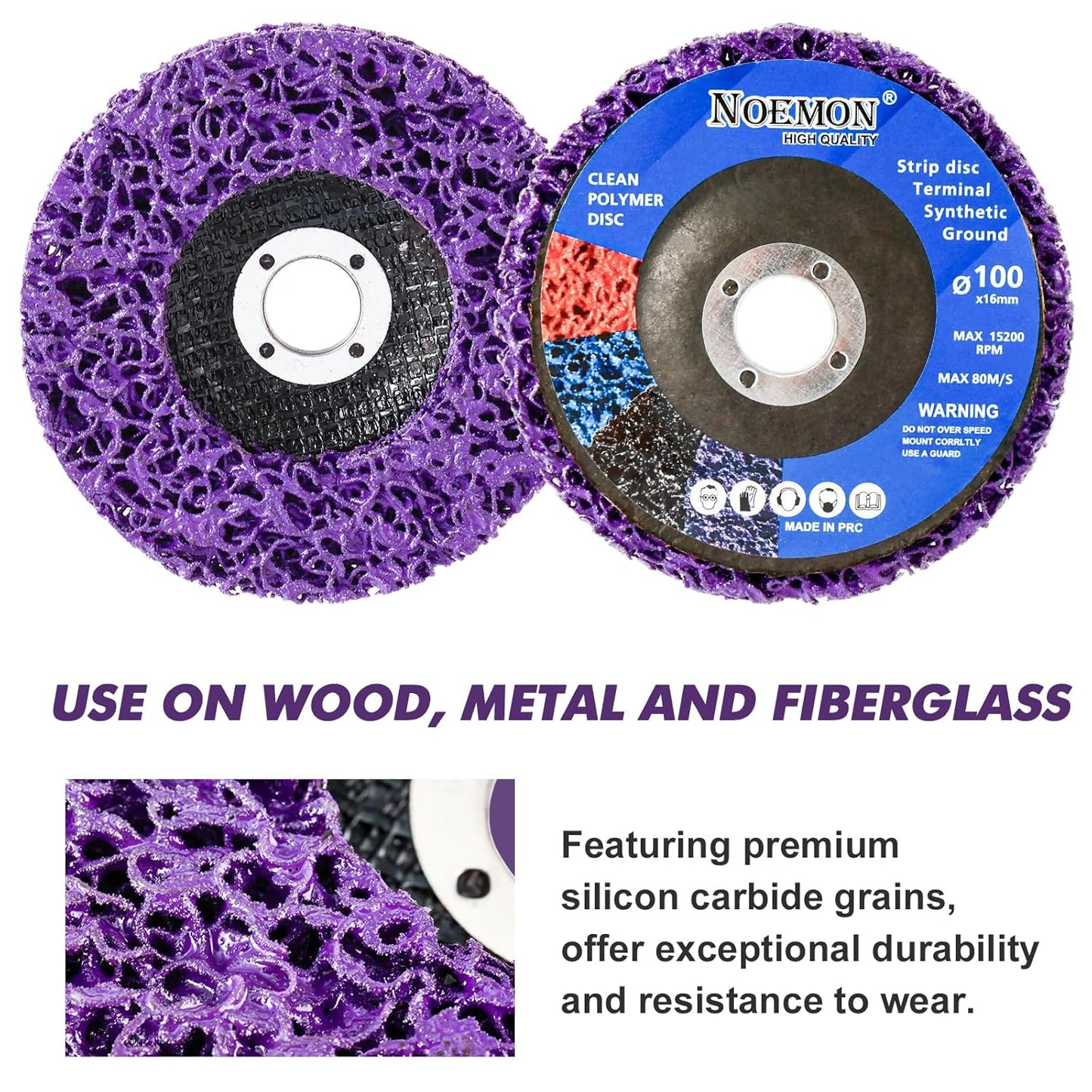 14 Pack Paint Eater Strip Disc Angle Grinder Rust Removal Disc Paint Stripper for Metal Paint Stripper Tool Rust Remover Angle Grinder Attachments Abrasive Wheels & Discs (4" x 5/8")