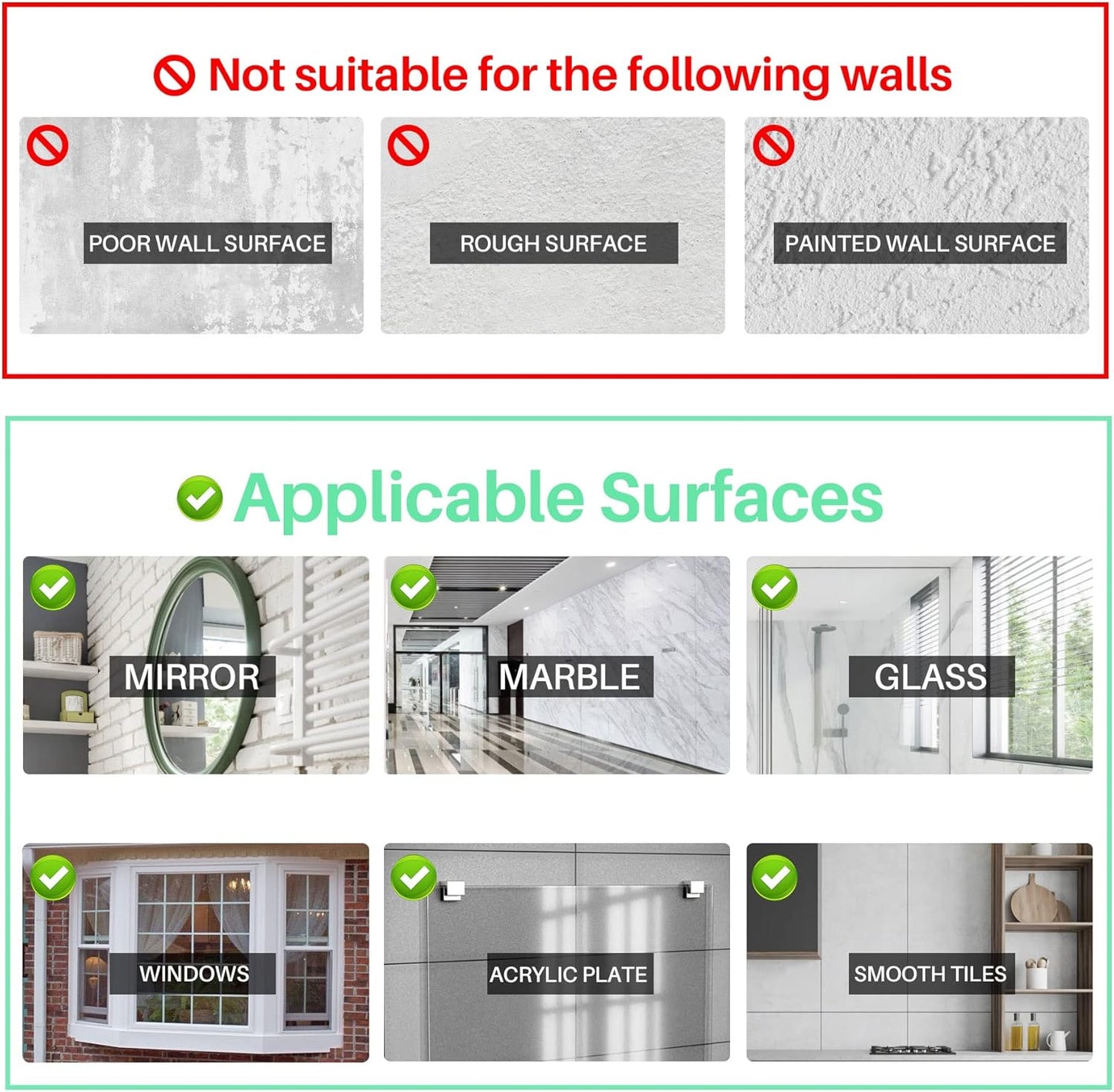 Antimbee Suction Cup Hooks, 10 Pack Reusable Suction Cup Hangers, Removable Small Suction Cups with 2 Hooks for Shower, Bathroom, Glass, Door, Windows, Kitchen, Up to 11 lbs on Smooth Surface