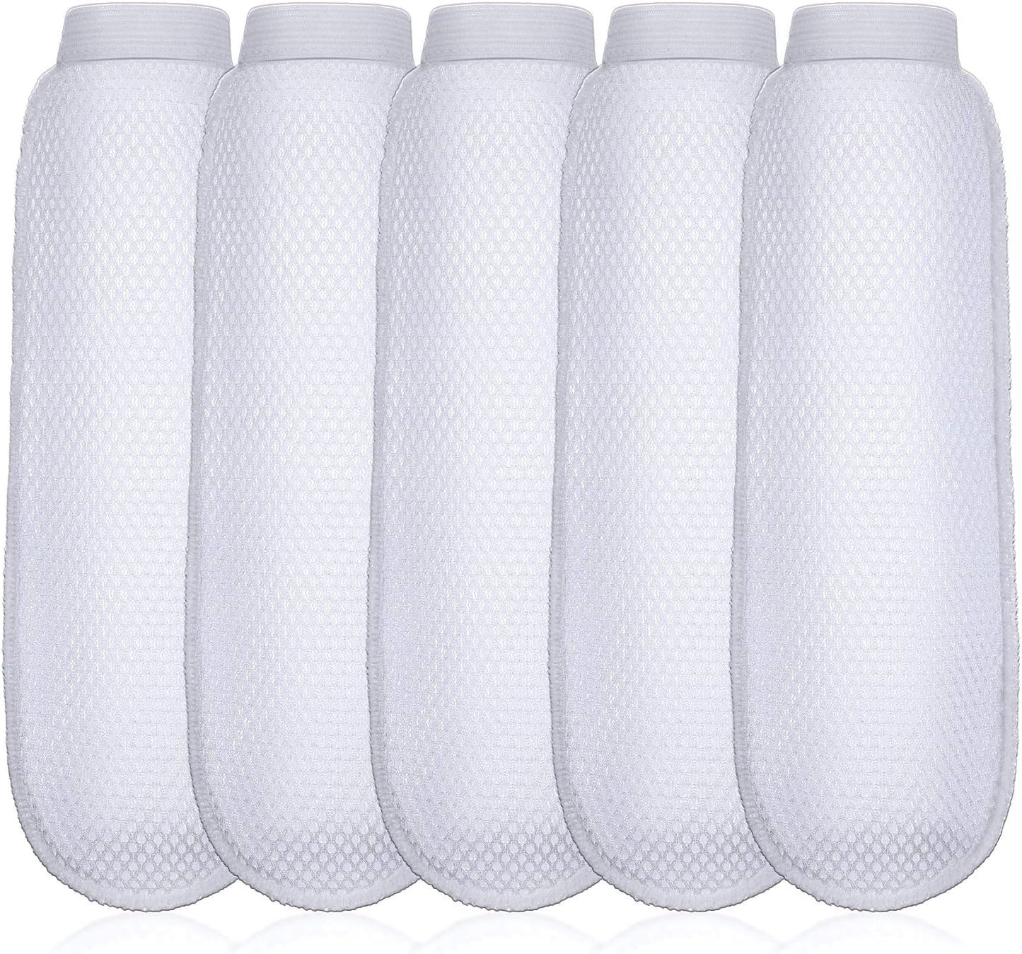 Boao 5 Pieces Nylon Lint Traps for Washing Machine Discharge Hose Lint Traps Nylon Mesh Catcher for Washing Machine Drain Systems Cleaning Tools