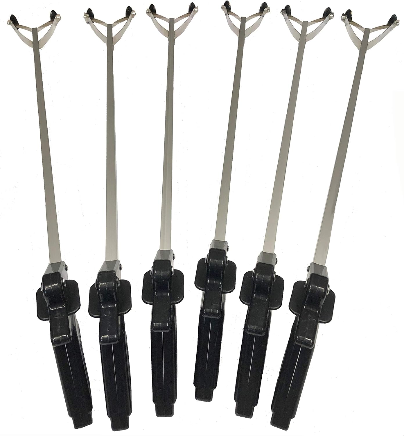 ArcMate EZ Reacher - Heavy Duty Grab-It Reaching Tool - Grabber Reacher with 4.5 Inch Jaws, Can Lift a Dime to 8 lb. Brick, Lightweight, Sturdy, Ideal for Commercial, Maintenance, Seniors, 40", 6 Pack