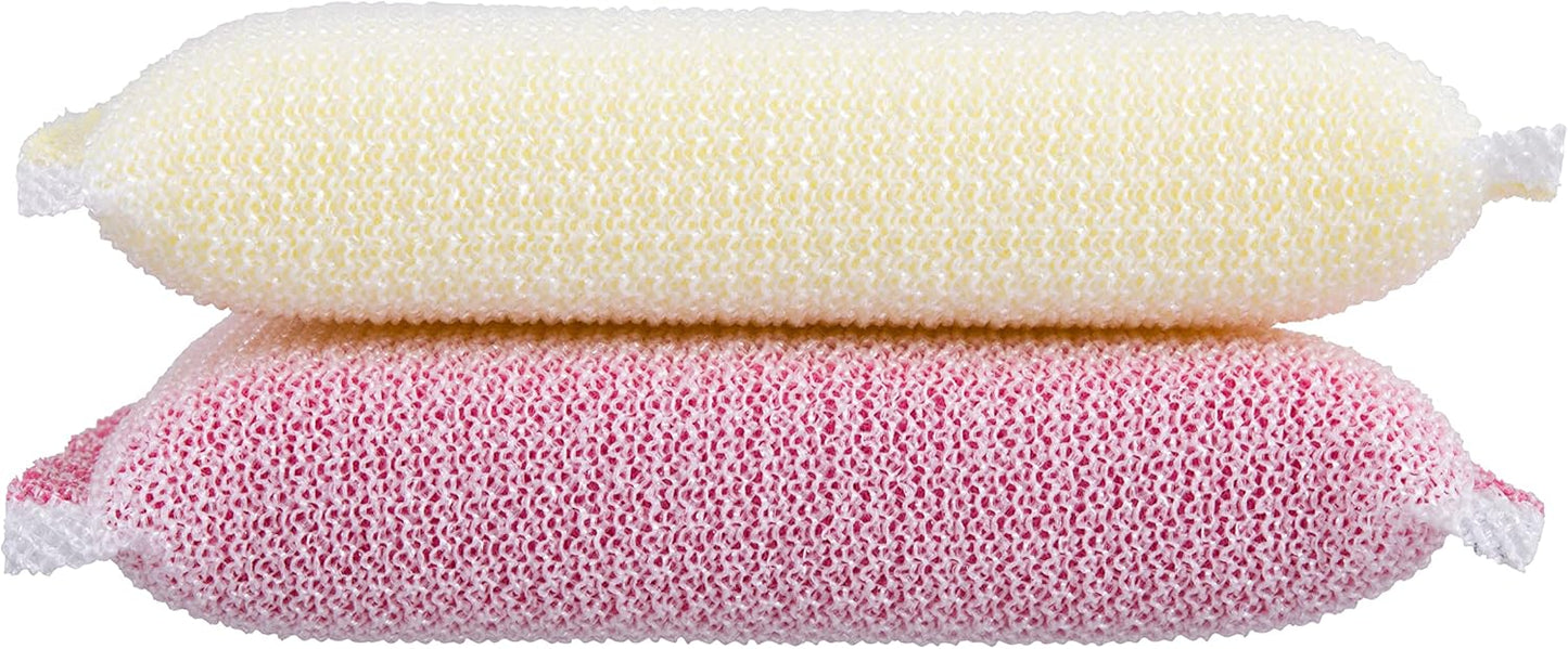 Superio Nylon Cleaning Pad, Dish Scrubbers, Multi Surface Scratch- Free Scour Sponge for Stainless Steel, Copper cookware, China, Dishes and plasticware (6)