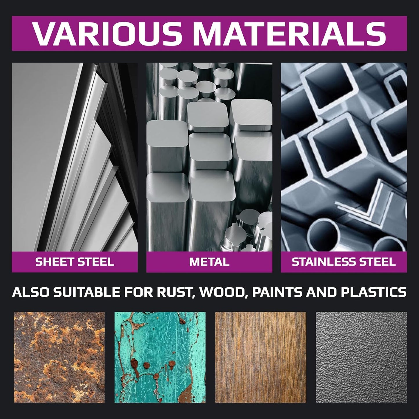 4.5 Inch Paint Stripping Disc - Rust Remover Wheel, Abrasive Discs Rust, Oxidation, Paint Remover Stripper Discs - Medium Strip Discs 4 1/2 for Angle Grinder GRAFF 10 Packs (7/8" Arbor)