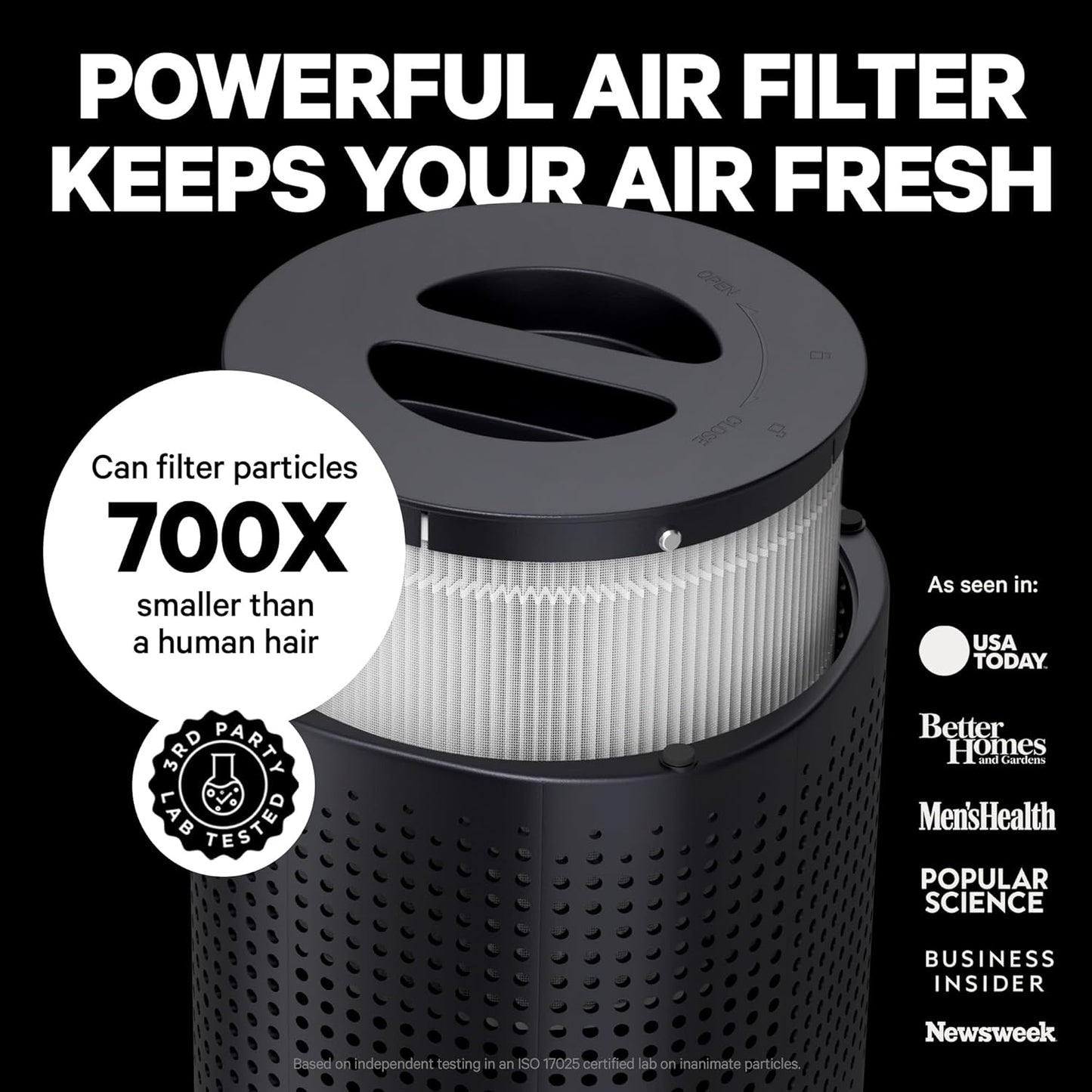 PuroAir 240 HEPA Air Purifier for Home Large Rooms - Covers Up To 1,000 Sq Ft - Filters Up To 99.9% of Pollutants, Smoke, Pollen, Dust - Quiet HEPA Air Filter - Air Purifiers for Bedroom