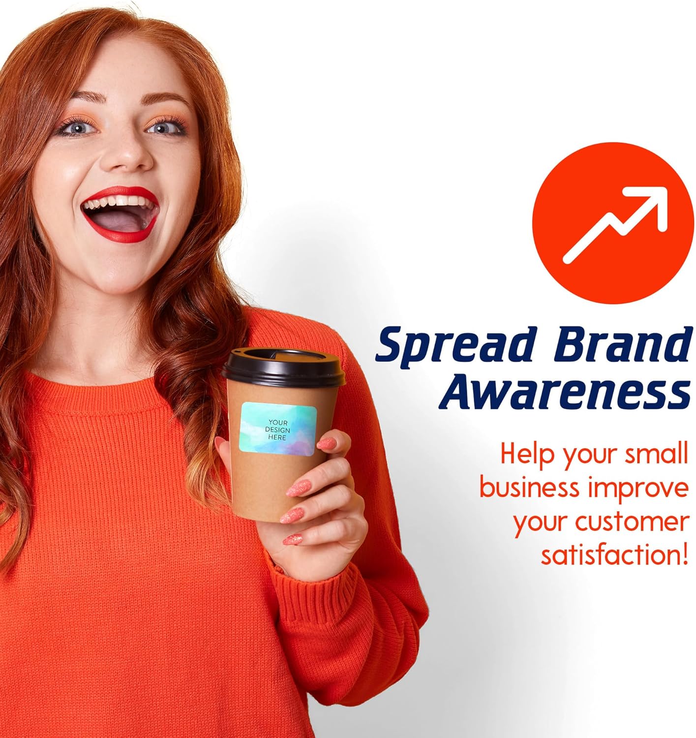 5-1000 Custom Vinyl Stickers - Upload Your own Image, Text, Design, Logo - Personalized Logo Labels for Handmade, Packaging, Bottle, Jars, Candle, Brand Stickers (Sky Blue, 3x2)