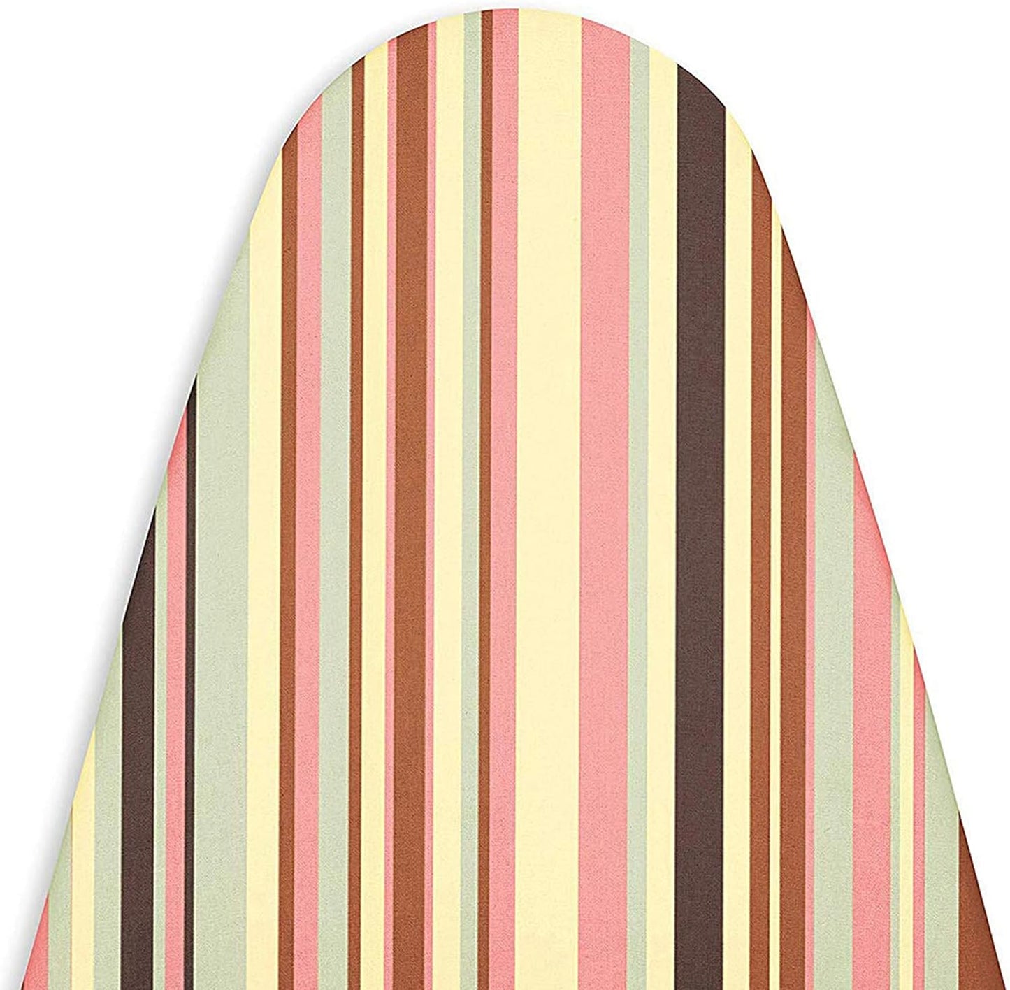 Encasa XO Ironing Board Cover and Pad - Thick 4mm Felt, Heat & Scorch-Resistant, Fits Wide Boards 49"x18", Elastic Bungee Cord Tightening, Easy Fit, Stain-Safe Dye, Multistripe
