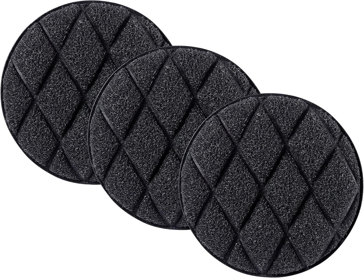 Jetz-Scrubz Scrubber Sponge, J22/3, Round, Set of 3, Made in the USA