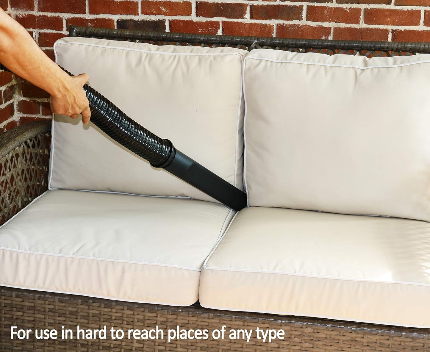 2 1/2 Accessories that fit Shop Vac Attachments 2.5 Wet Dry Vacuum Extension Wands, Floor Brush, Dust Brush, Crevice Tool, Utility Nozzle, and Hose Kit suitable for Shop Vac (Crevice Tool)